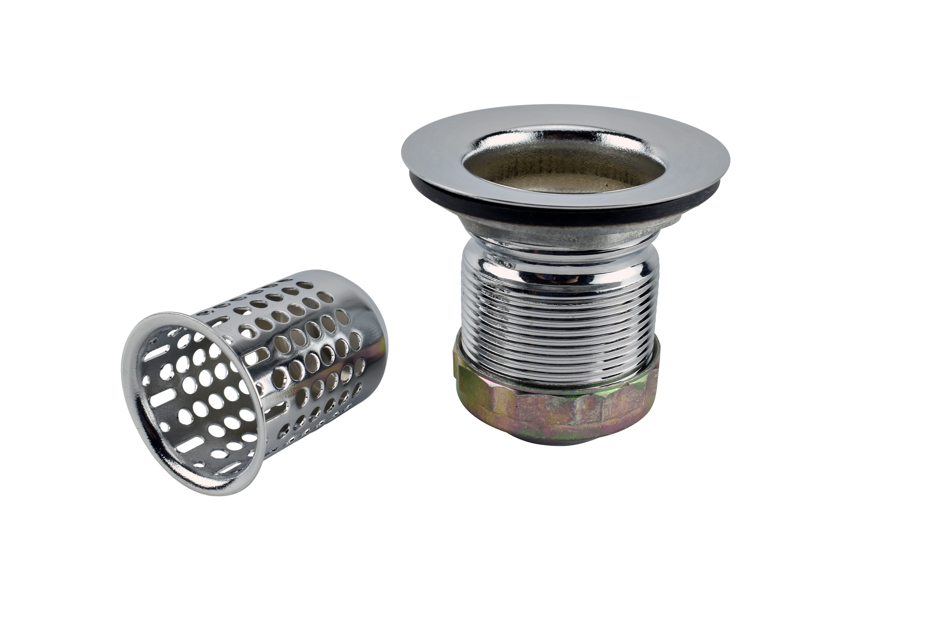 Do it 2 In. Chrome Jr. Duo Basket Strainer Stopper - Power