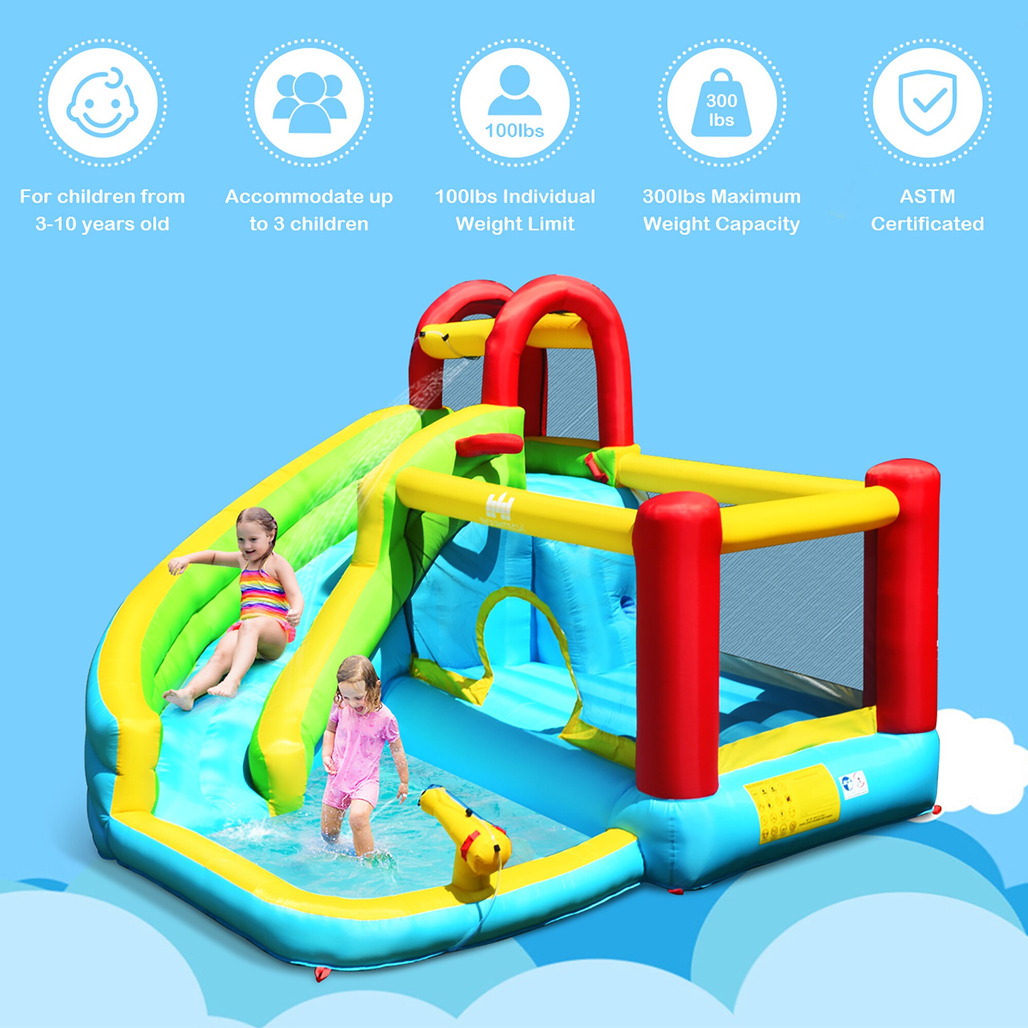 Costway CSHY005537 Bounce-Houses - View #3