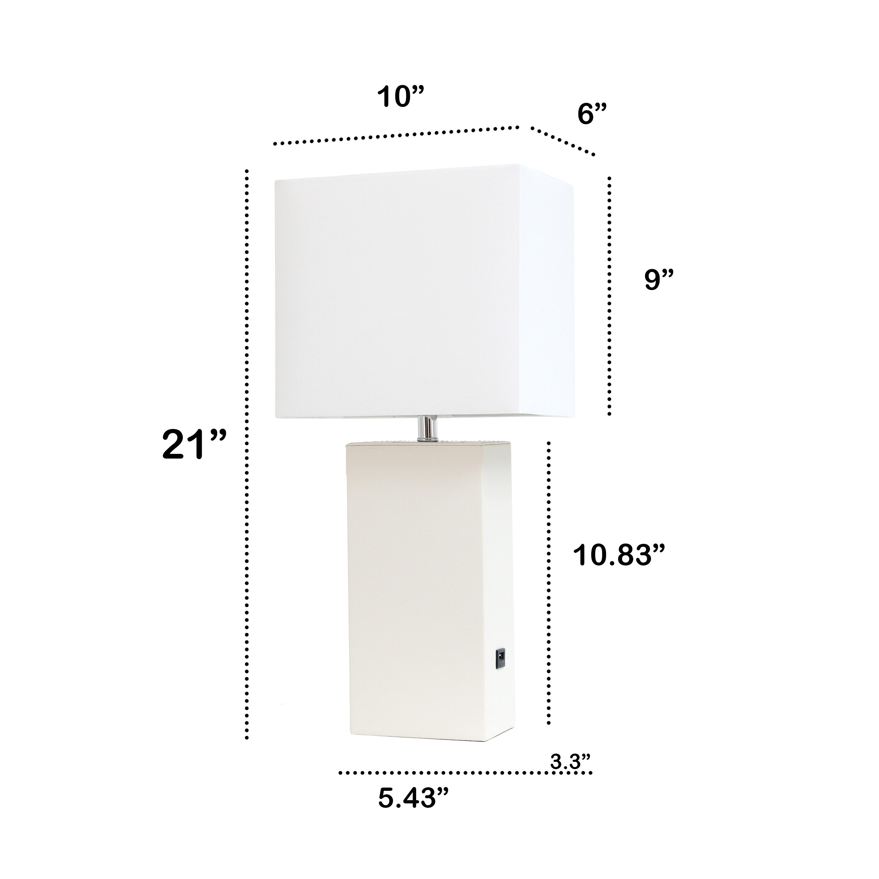 Lalia Home LHT-3012-WH Table-Lamps - View #11