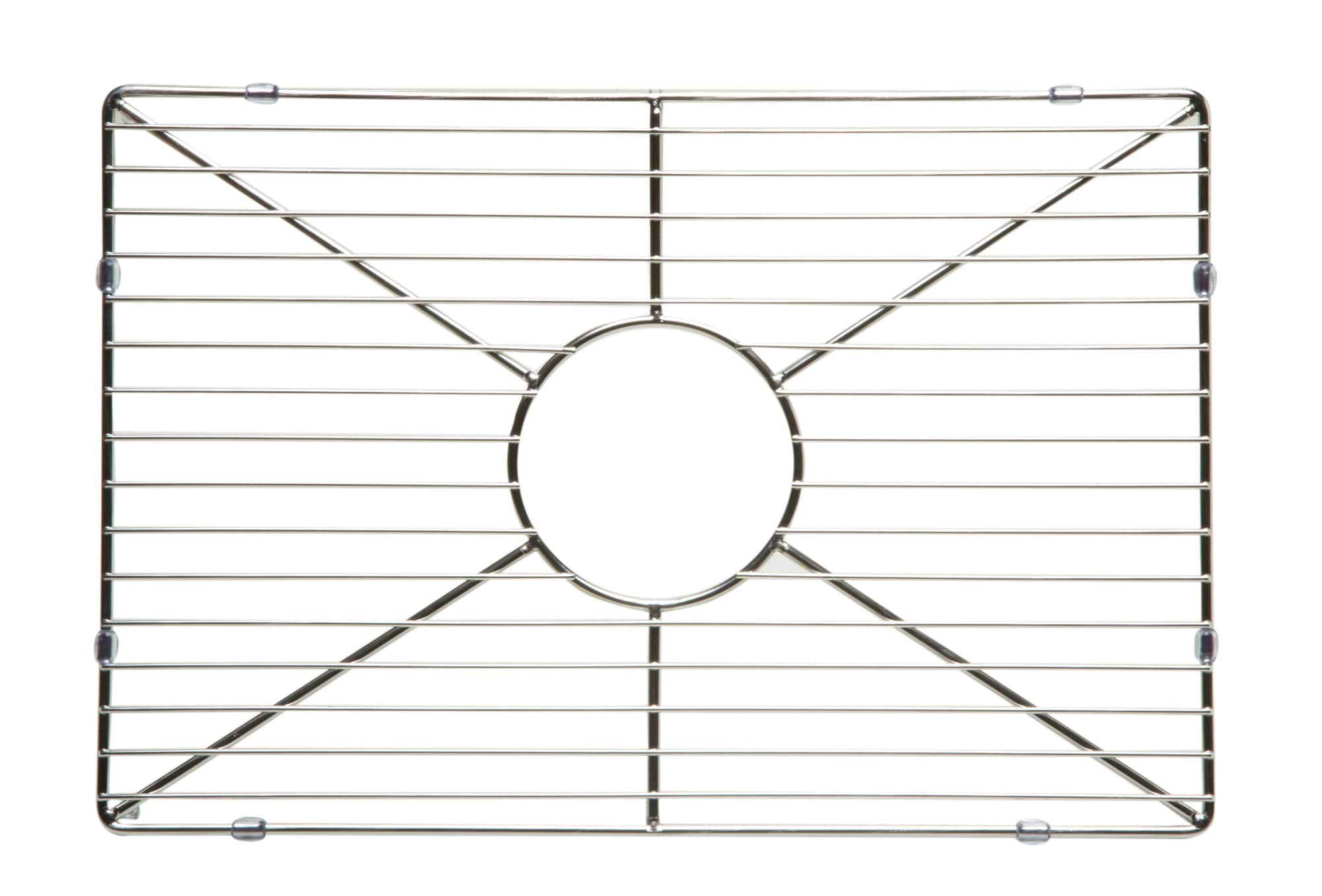 ALFI ABGR2418  brand 13.4-Inches x 20-Inches Center Drain Stainless steel Sink grid