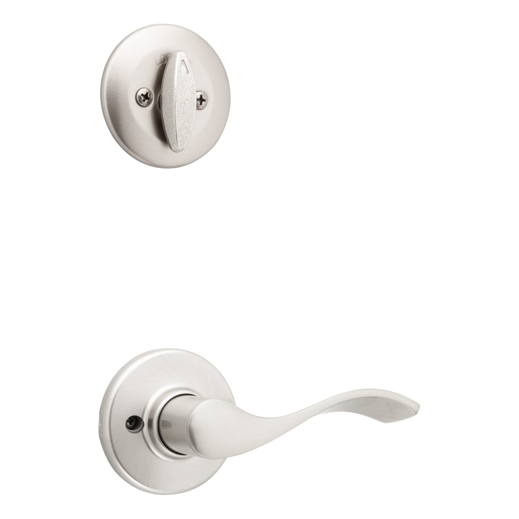 Kwikset Series Belleview Satin Nickel Single-Cylinder Deadbolt