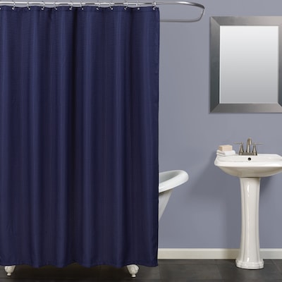 Blue Shower Curtains Liners At Com, Gray And Navy Blue Shower Curtain