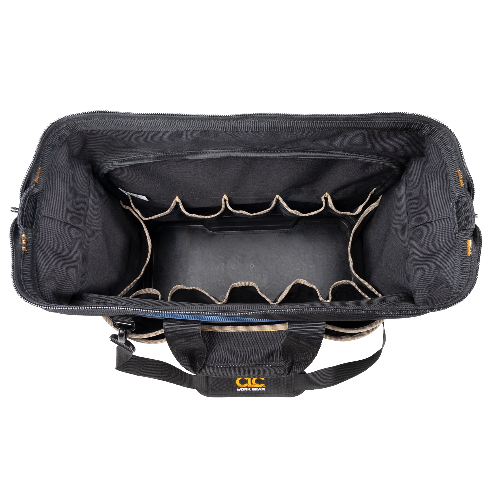 Custom LeatherCraft 3-Piece Multipurpose Clip On Zippered Bags Set