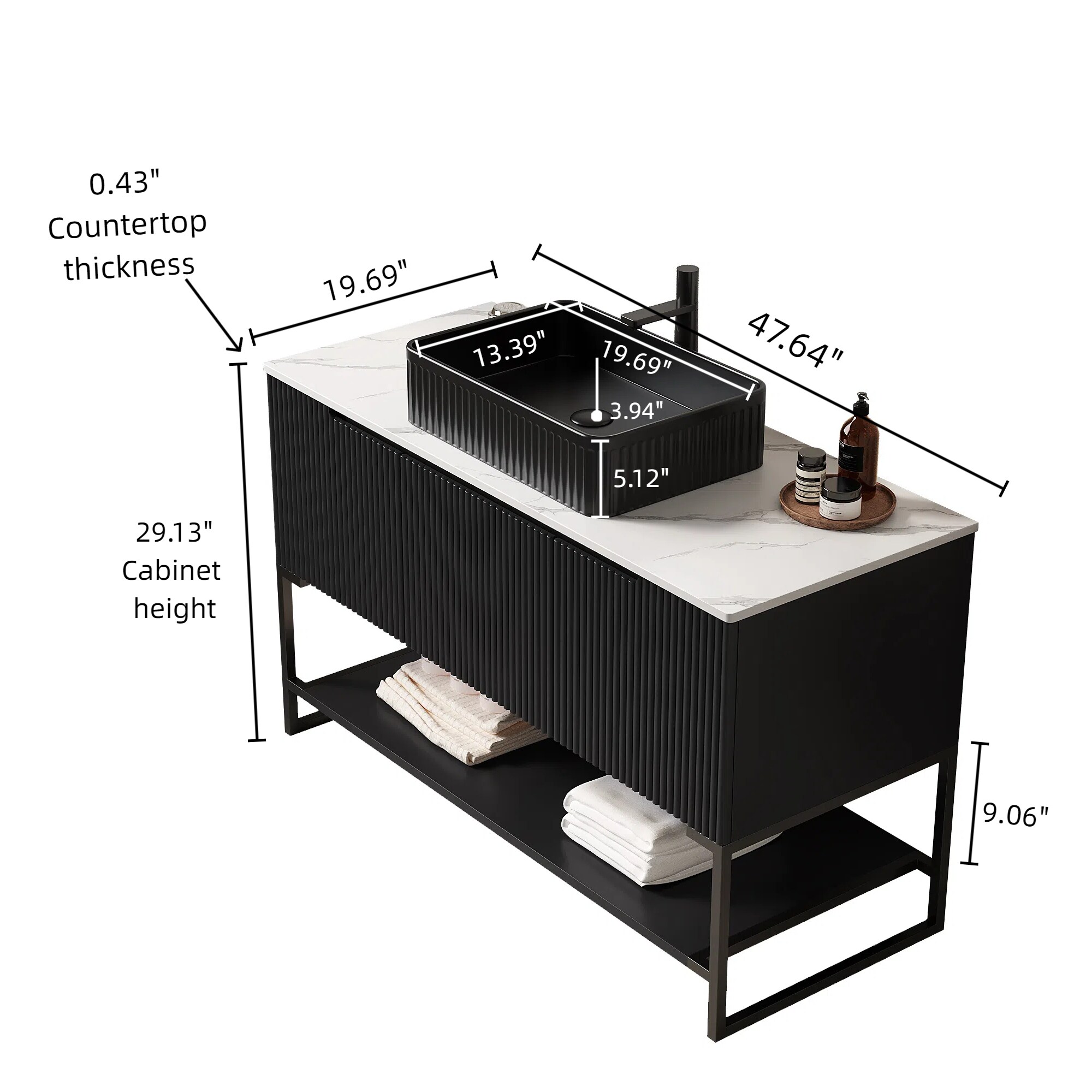 LOVMOR SF-H-W2615S00089 Bath-Vanity-Combo - View #4