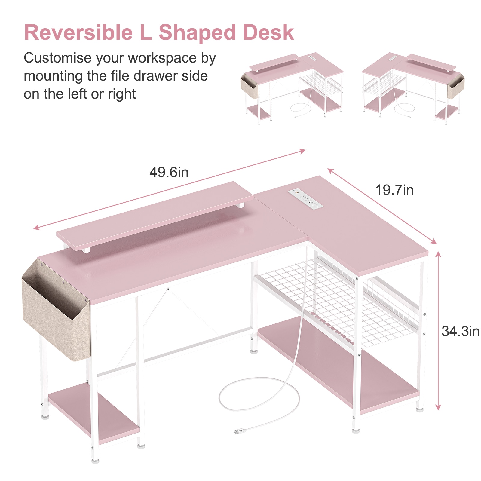 GarveeLife BWR-BM51131ALU8 desks - View #4