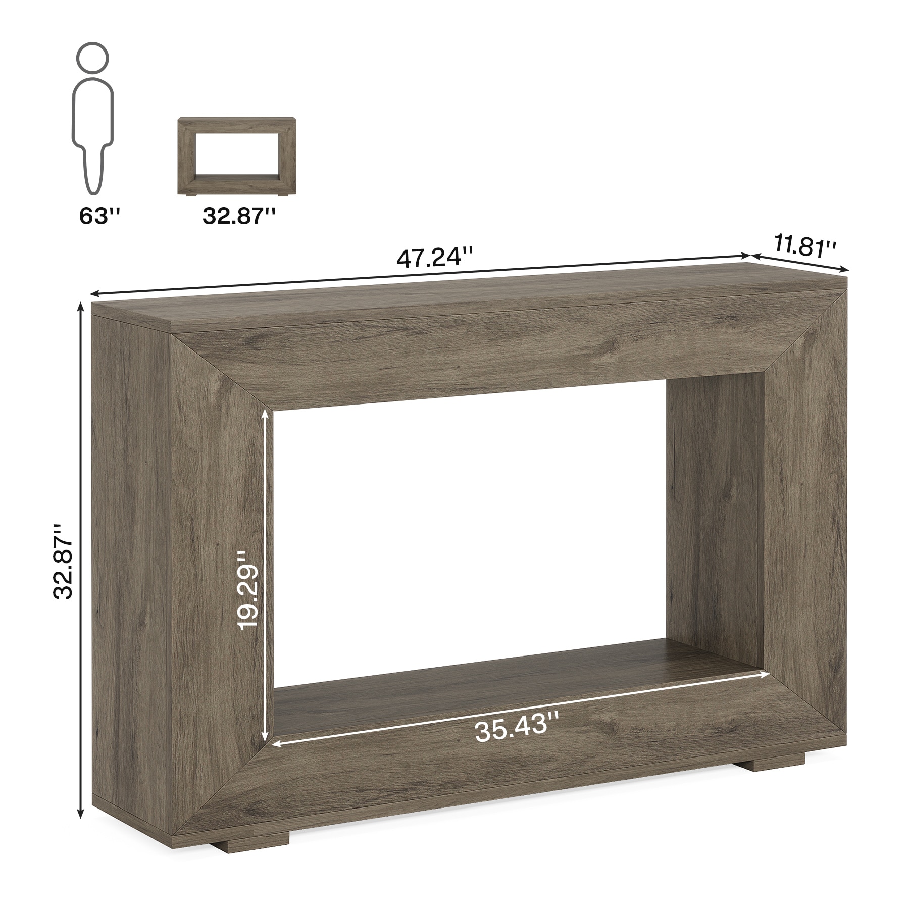 Tribesigns LWFD-JW0886X Console-Sofa-Tables - View #6