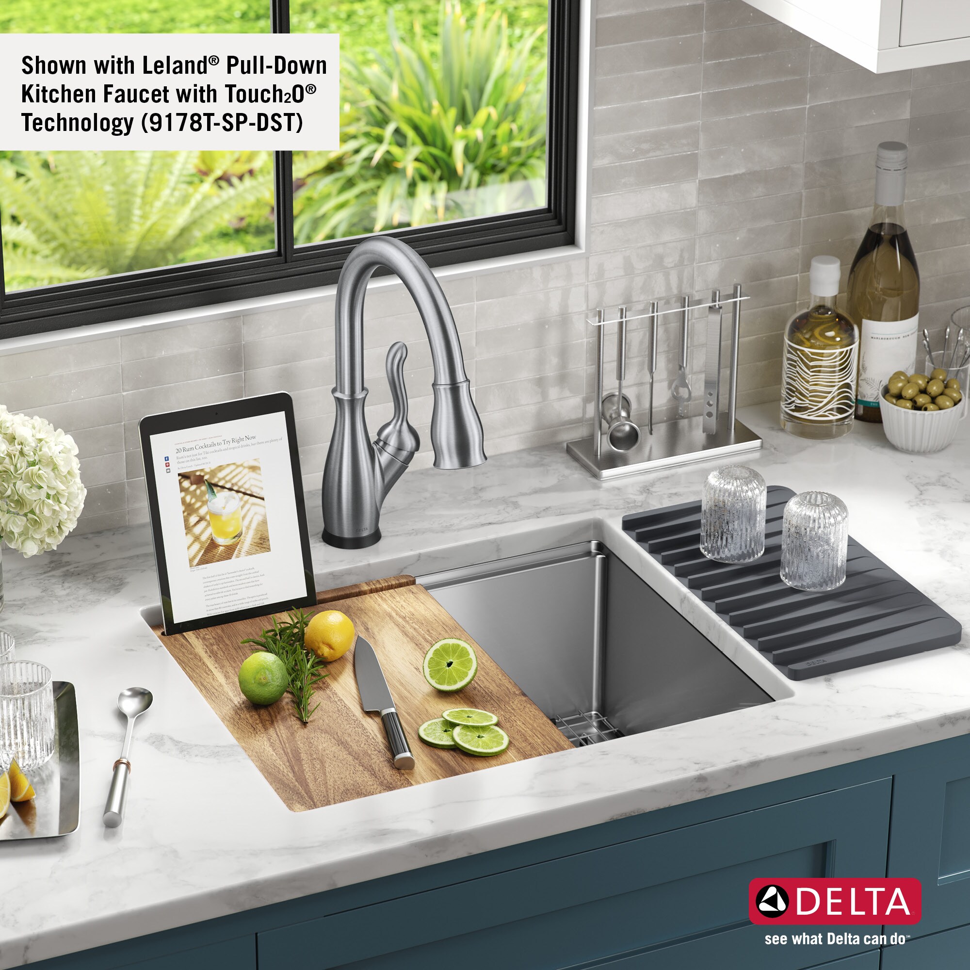 Delta Lorelai Undermount 23 In X 19 In Stainless Steel Single Bowl