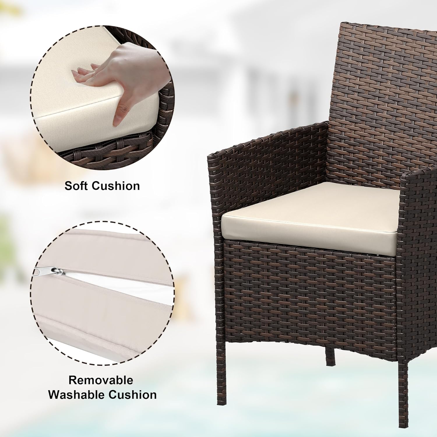 Qeetex LHF-DYQ-PHO-34ULW998 Patio-Dining-Sets - View #4