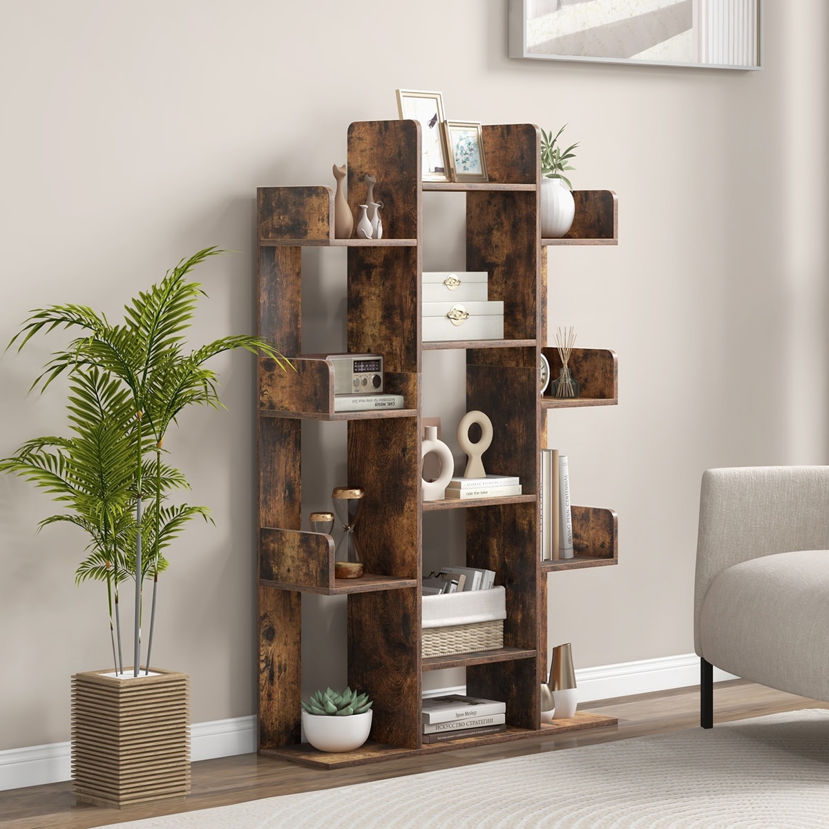 Costway HW67565CF bookcases - View #2
