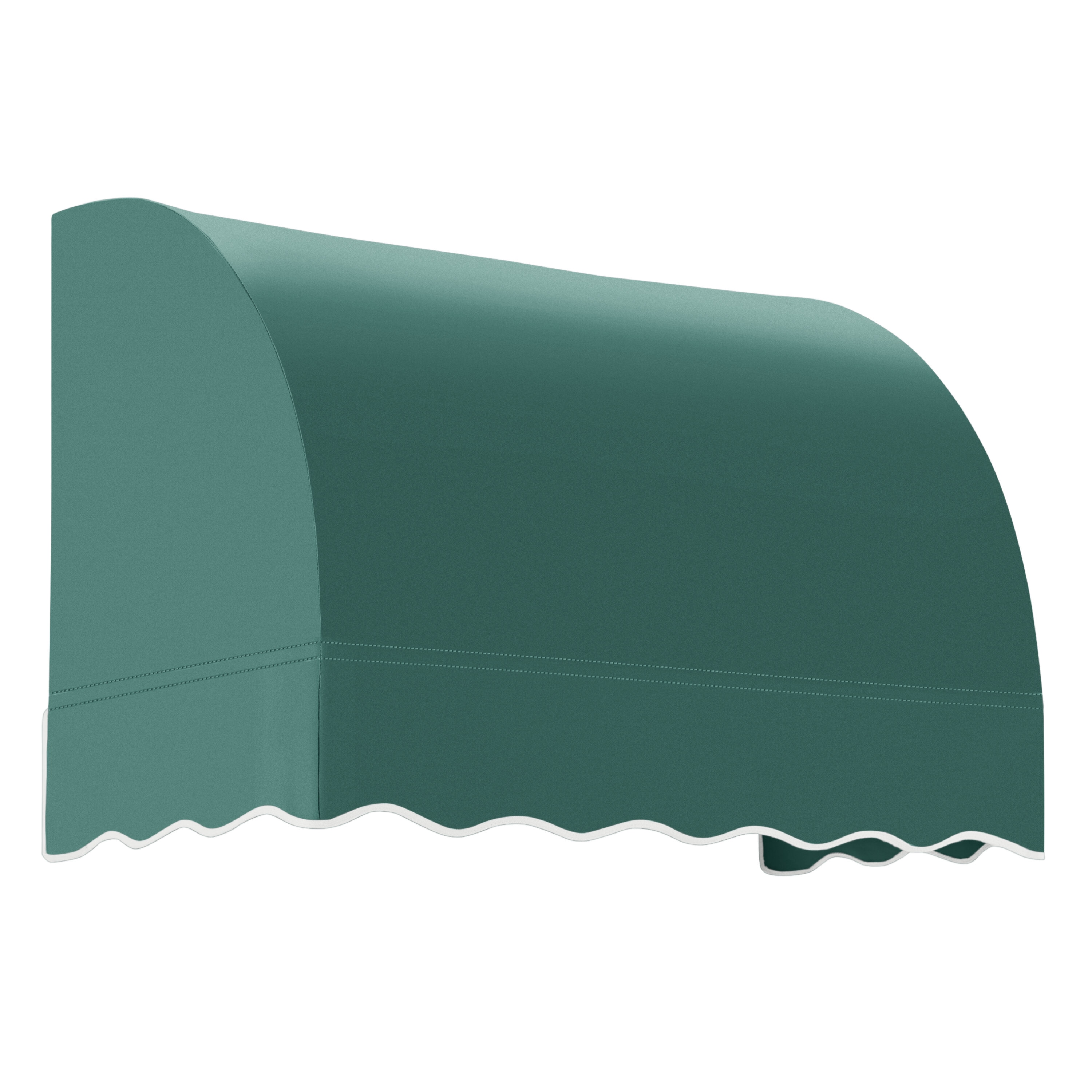 Awntech RS22-L-3F Savannah 40.5-in Wide x 24-in Projection x 31-in Height Fabric Forest Solid Fixed Window/Door Awning
