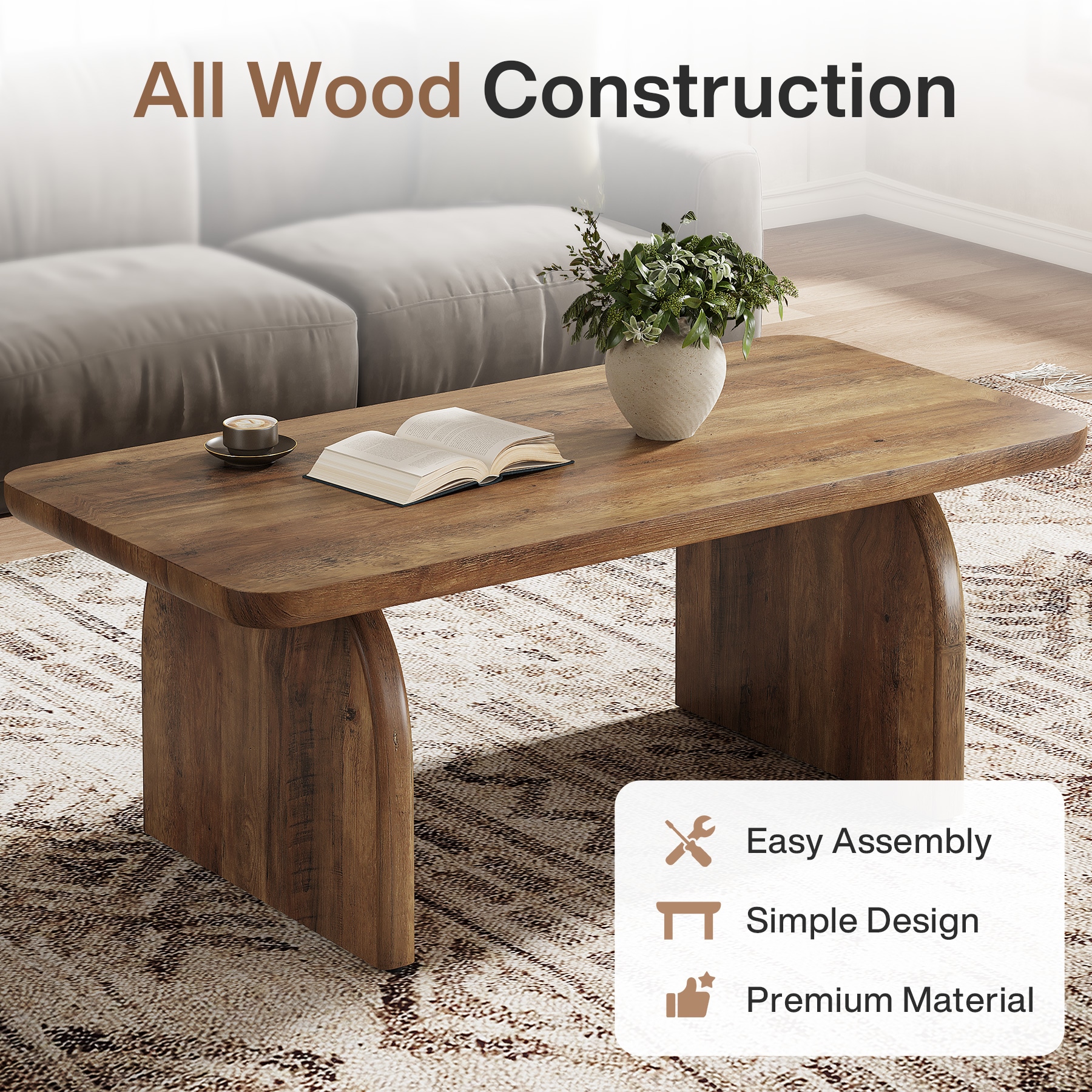 Tribesigns LWFD-SL0009 Coffee-Tables - View #4