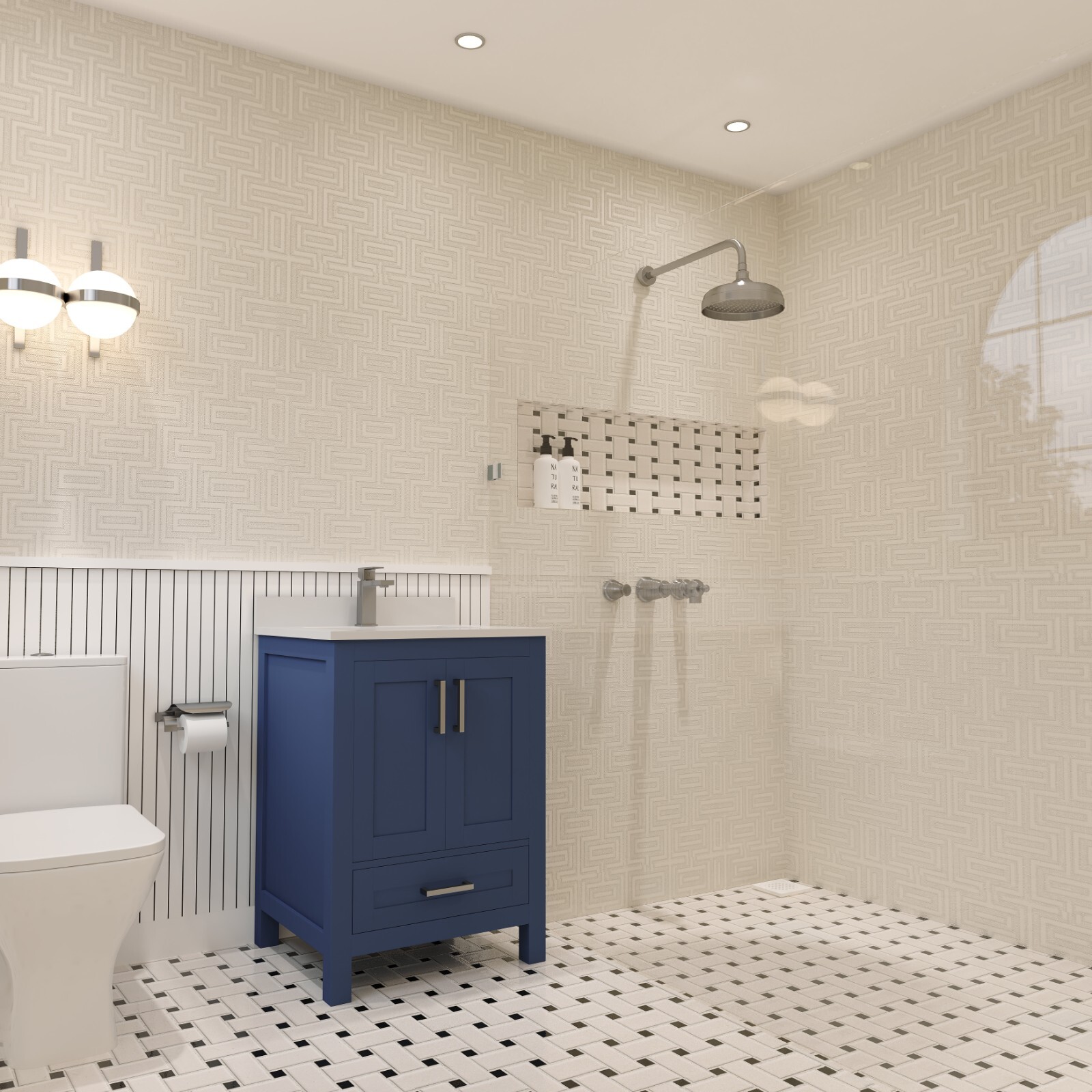 Ayna Decors AVR24NB3022 Bath-Vanity-Combo - View #2