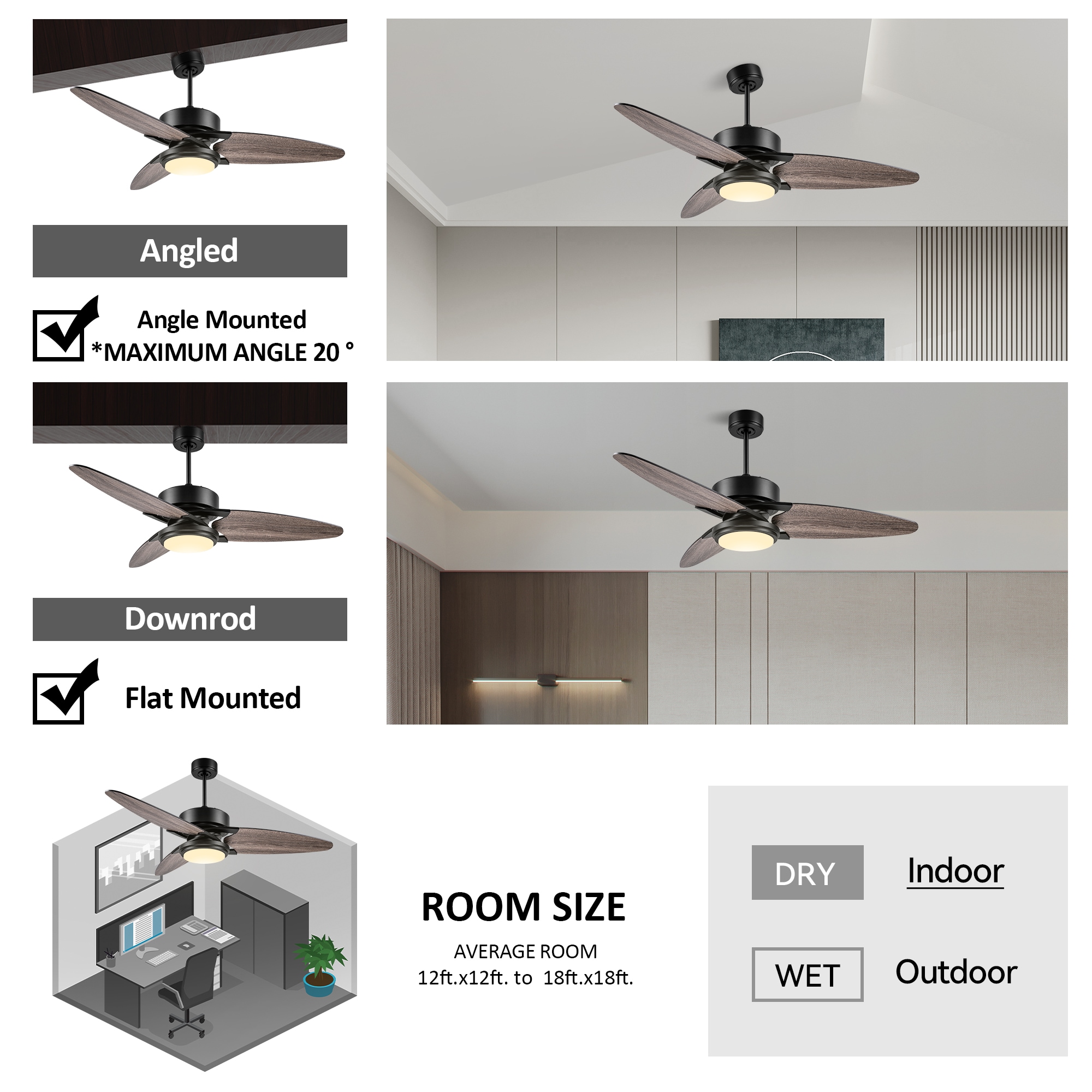 CARRO USA LDC523B-L12-BS-1 Ceiling-Fans - View #9