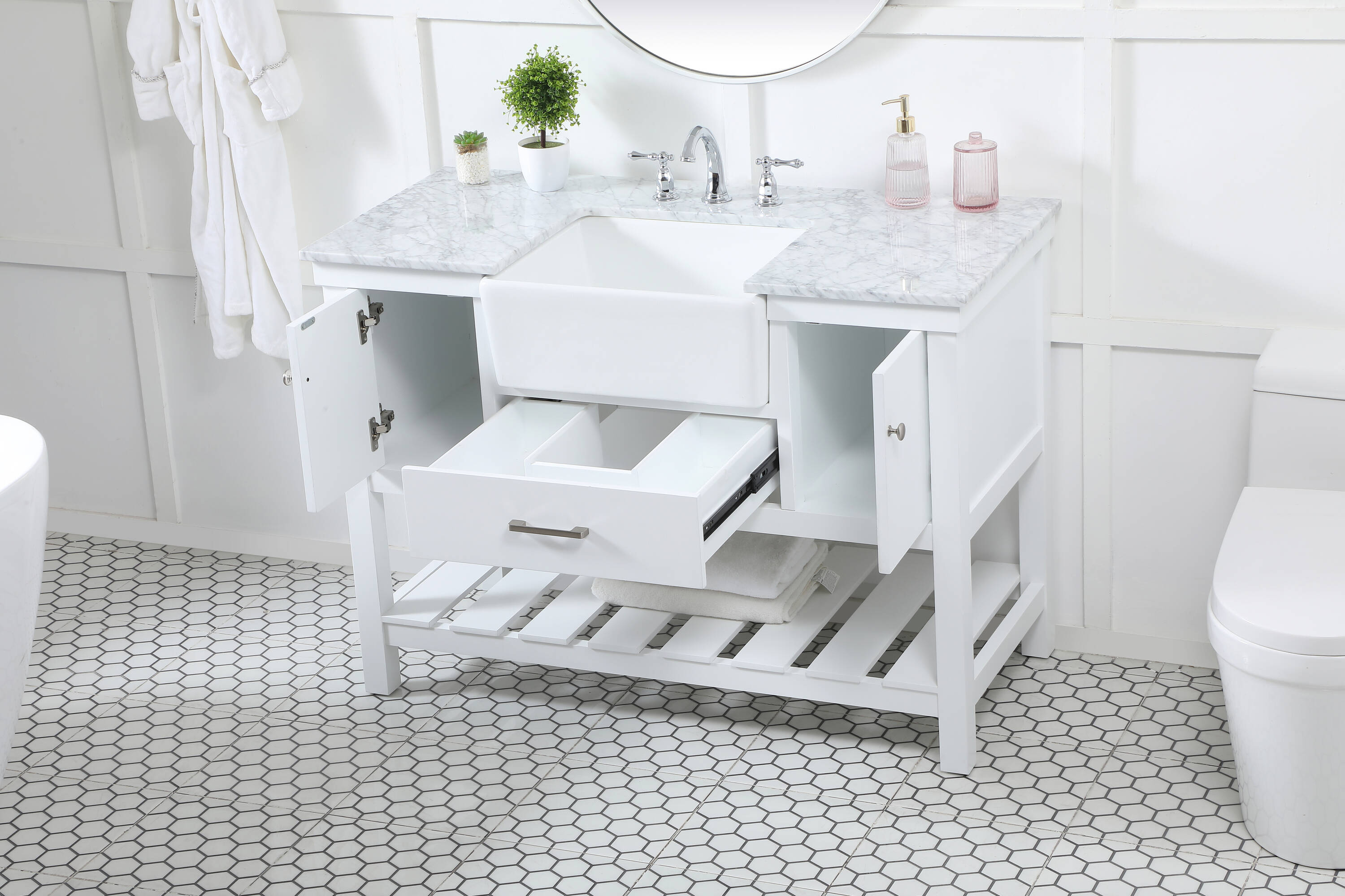 Elegant Decor HF180444WH Bath-Vanity-Combo - View #4