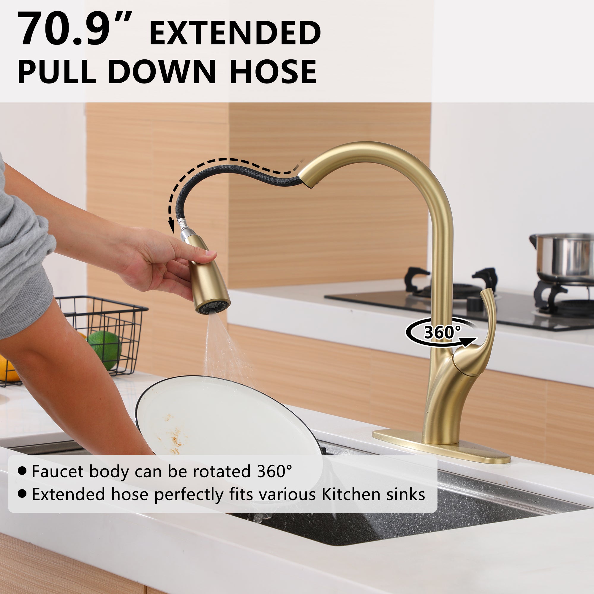 Boyel Living BL-APS597-BTG Kitchen-Faucets - View #8
