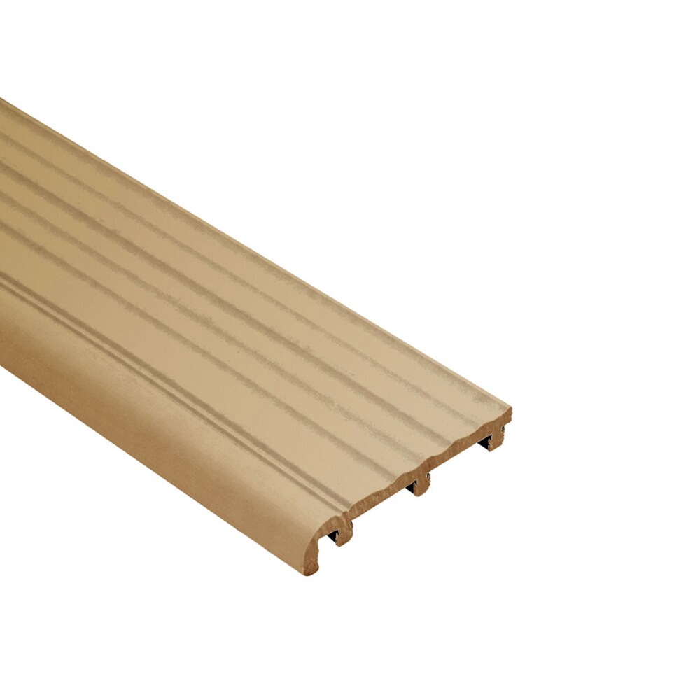 Schluter Systems PEA52/HB/300 Trep-B 2.062-in W x 118-in L Light Beige PVC Stair Nose Tile Edge Trim