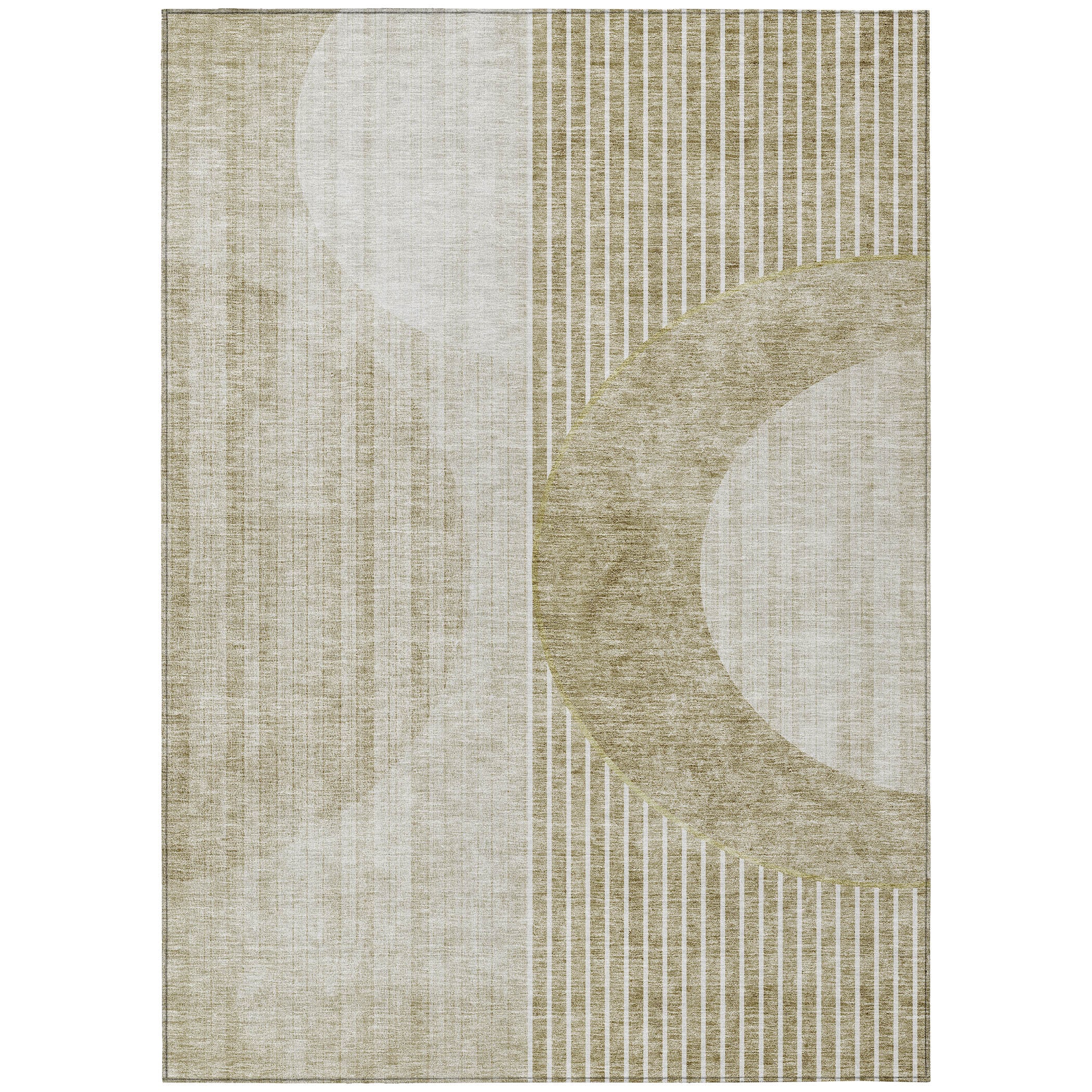 Addison Rugs ACN676TP9X12 Chantille ACN676TP 9 x 12 (ft) Polyester Taupe Rectangular Indoor/Outdoor Geometric Machine washable Area rug