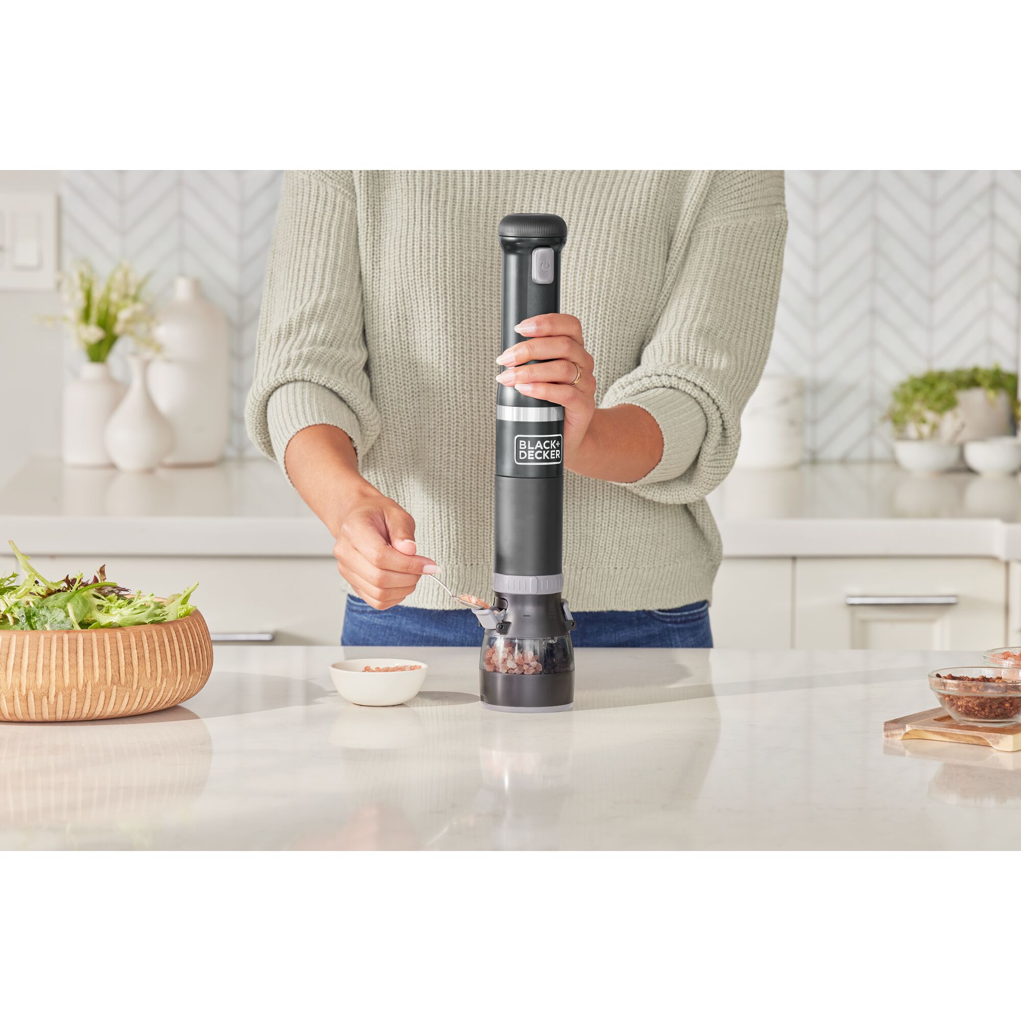 Black and Decker kitchen wand Cordless Immersion Blender Grey BCKM1011K01  from Black and Decker - Acme Tools