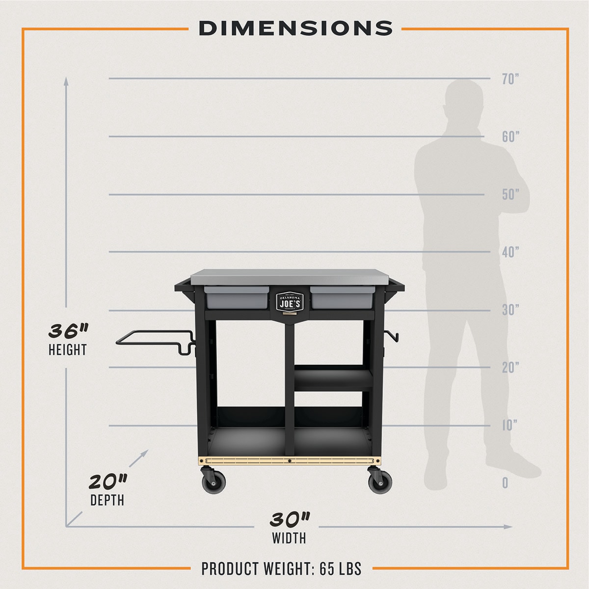 Oklahoma Joe's 23252168 Grill-Carts-Grill-Stands - View #10