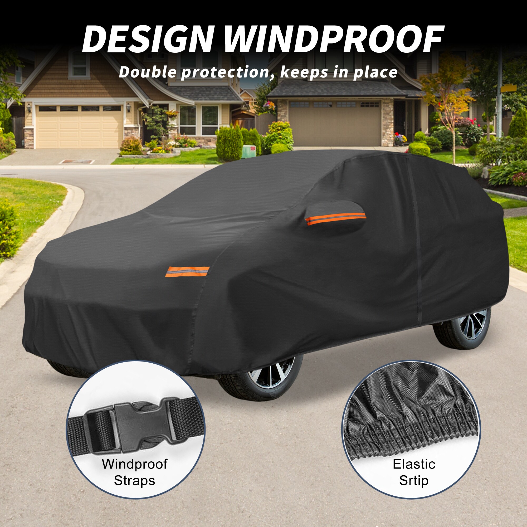 Unique Bargains S25112102UX0902 Universal-Car-Covers - View #4