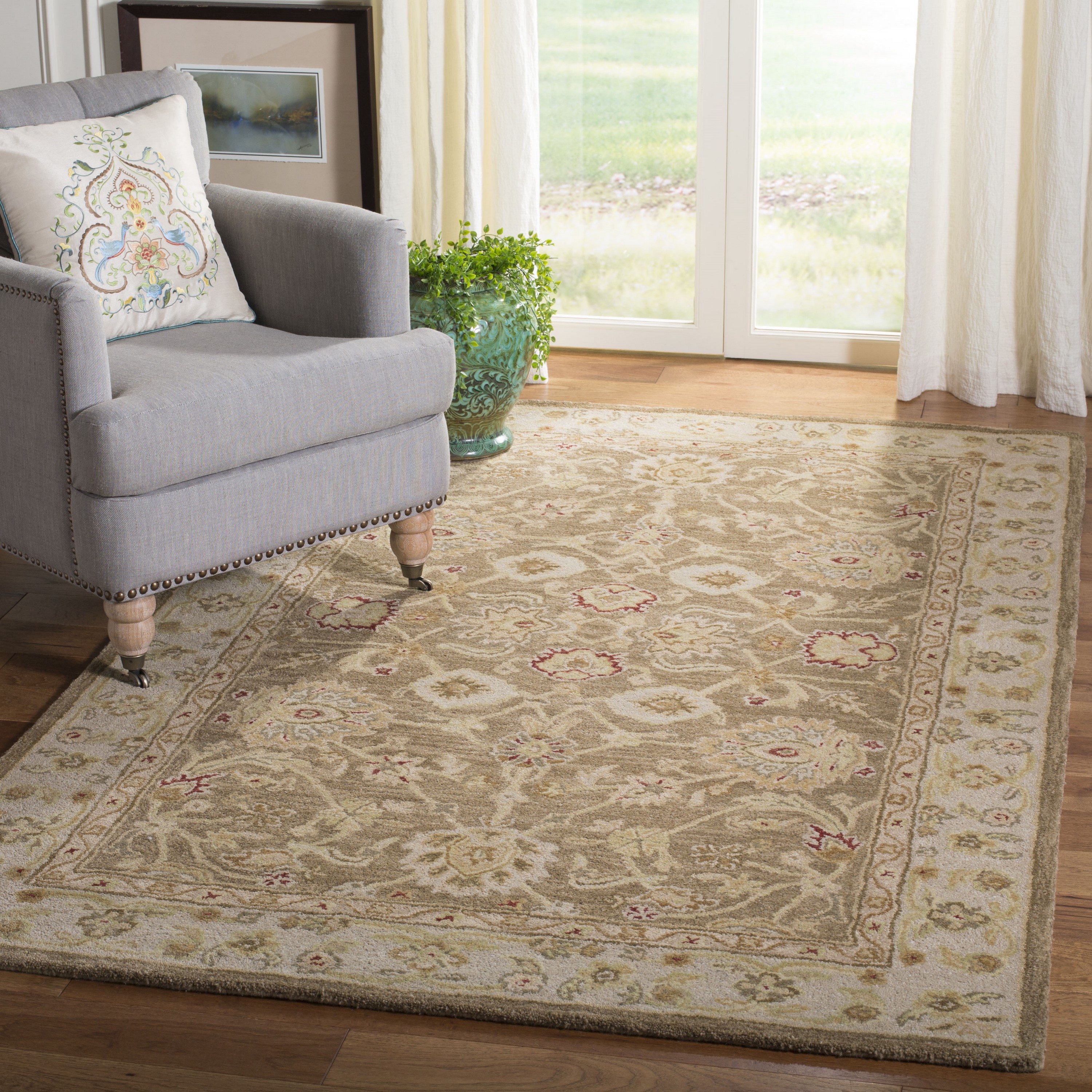 Safavieh Durable Hard Surface and Carpet Non-Slip Rug Pad, 6-Feet by 9-Feet