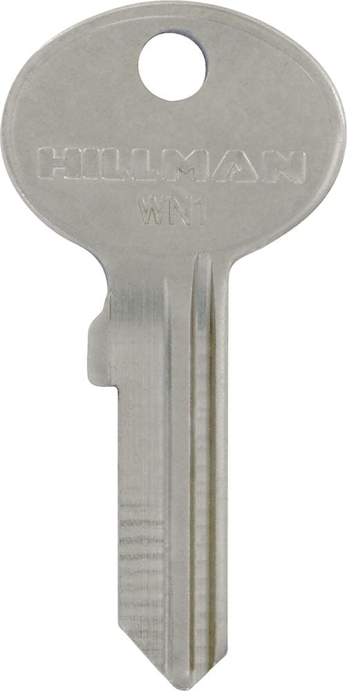Hillman 442680 Nickel Blank Brass House/Entry Key Blank
