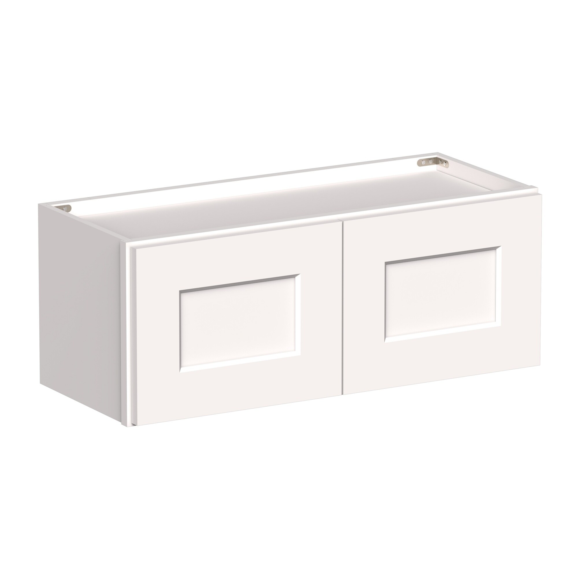 Boyel Living 30-in W x 12-in H x 12-in D White Shaker Ready-to-Assemble Kitchen Wall Cabinet with Soft-Close Hardware