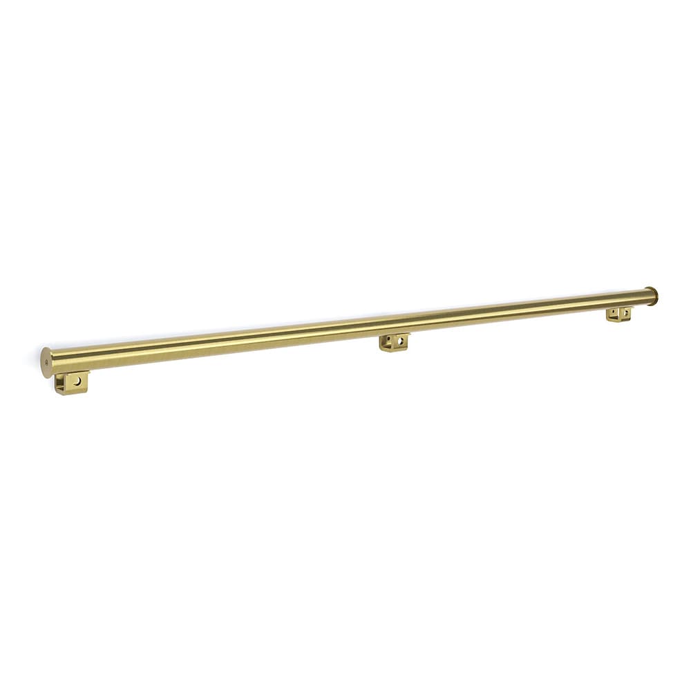 Meadow Lane Polished Brass Library ladder rail