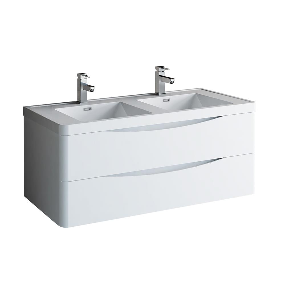 Fresca FCB9048WH-D-I Bath-Vanity-Combo - View #2
