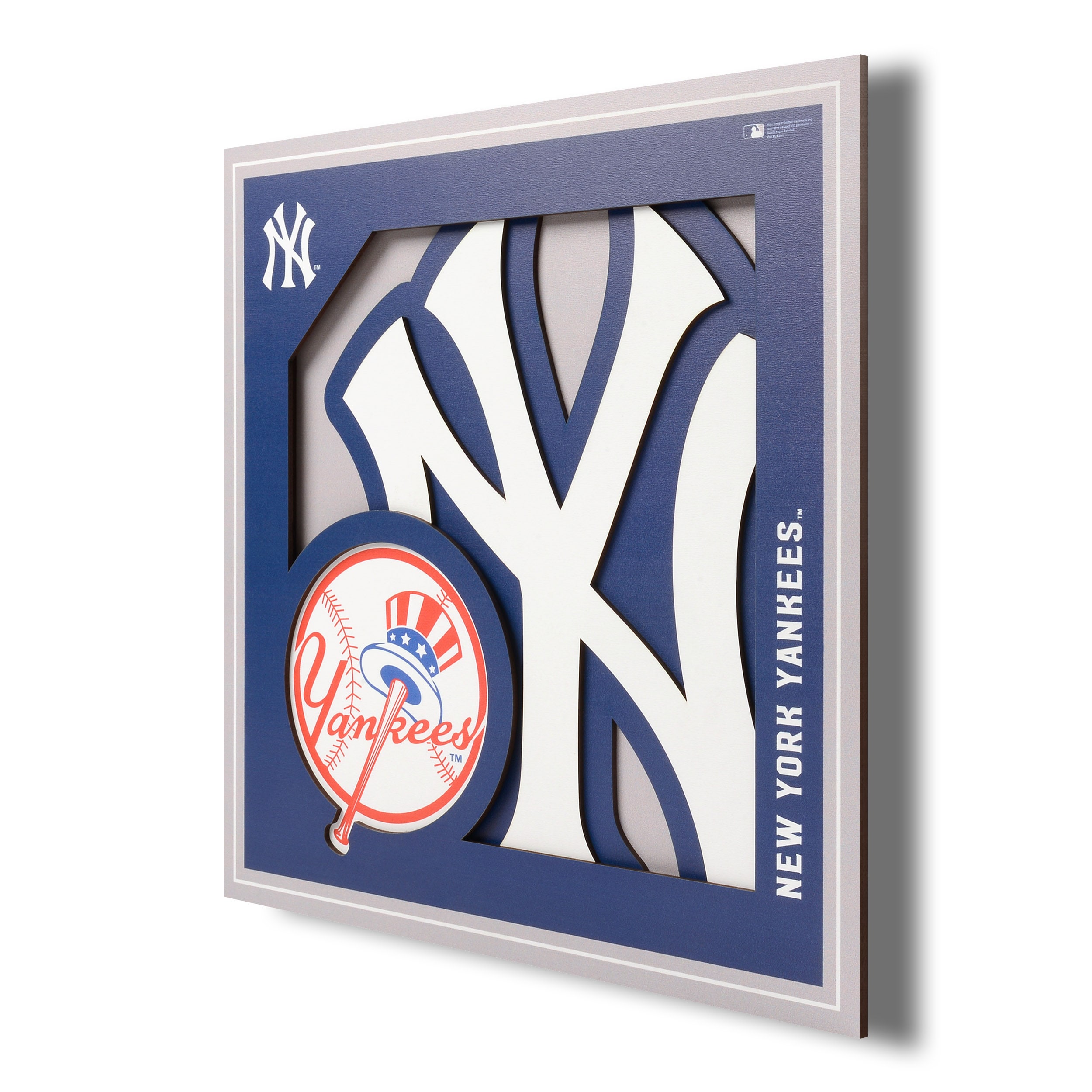 YouTheFan MLB Kansas City Royals 3D Logo Series Wall Art - 12 x 12