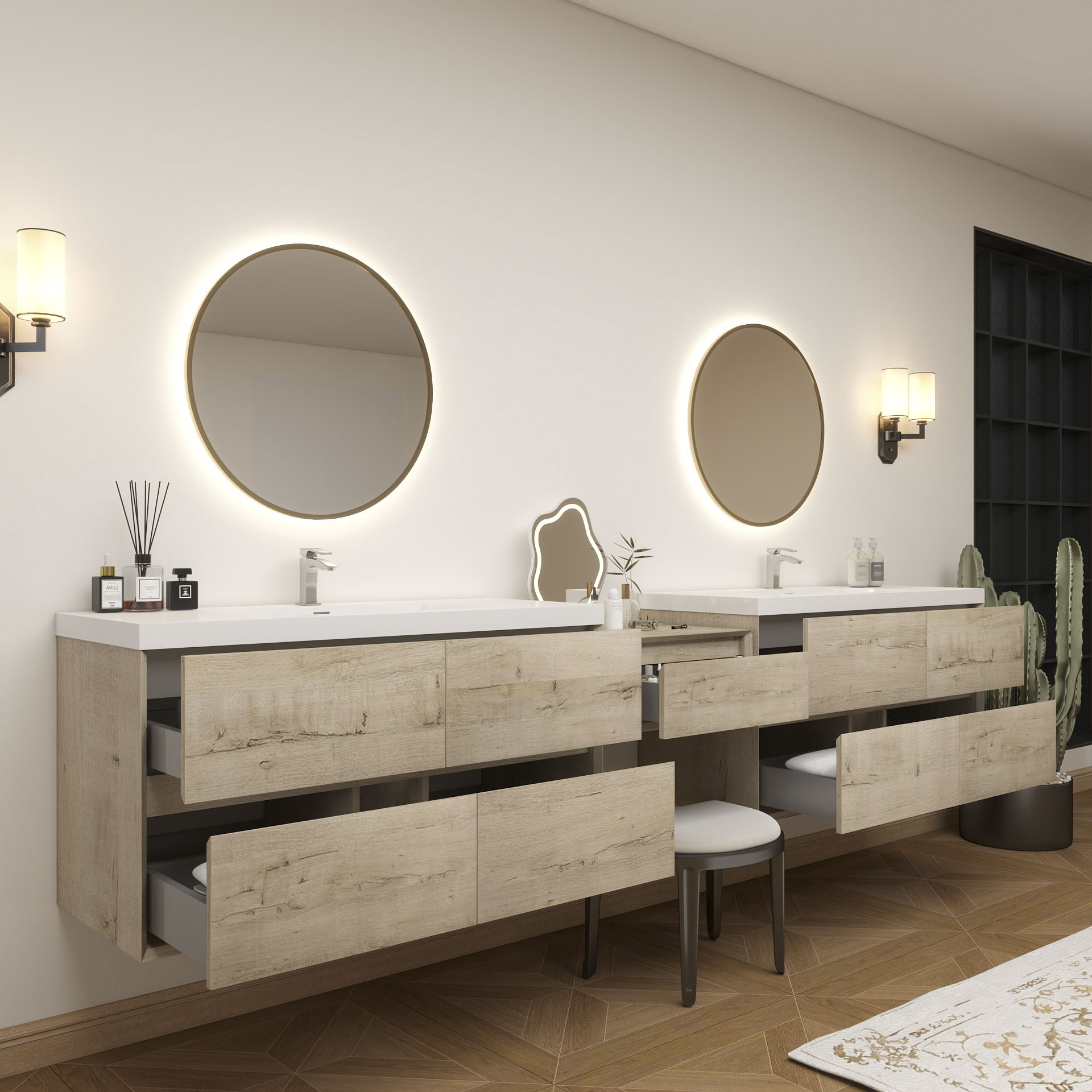 BV Better Vanity SLIM17-48+24+48-WO Bath-Vanity-Combo - View #5