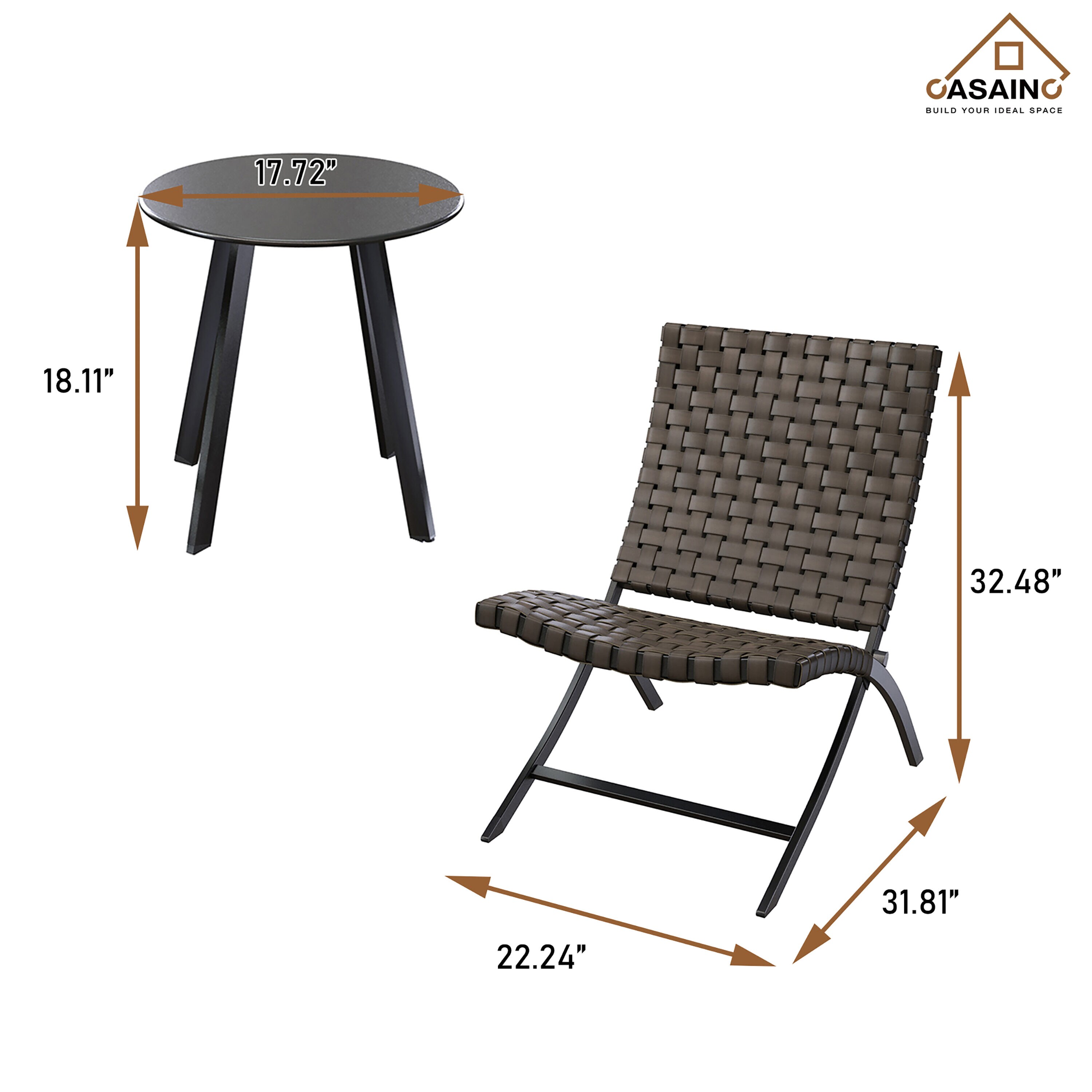 CASAINC ZY-54 Patio-Chairs - View #6