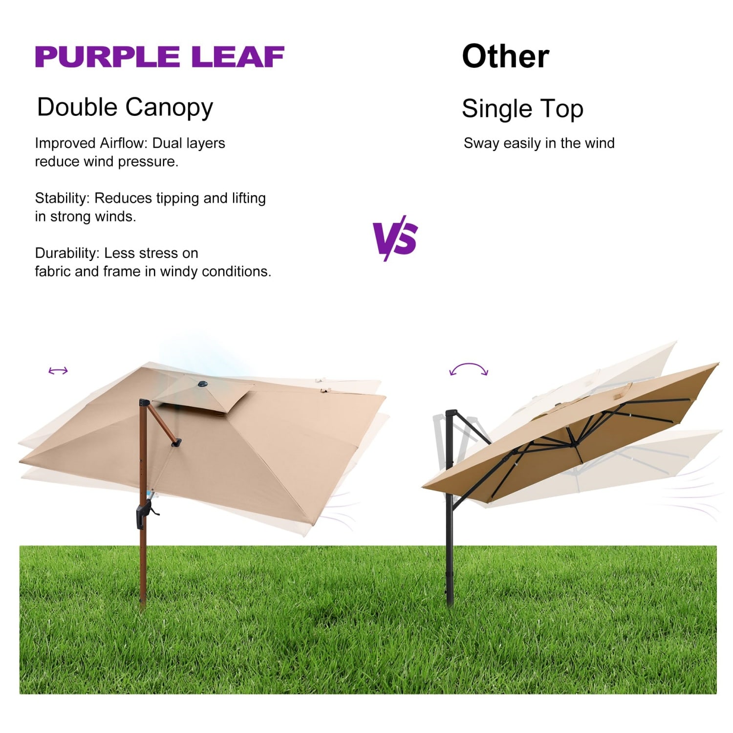 PURPLE LEAF LSGLRRCM1013-KK Umbrellas-2 - View #10