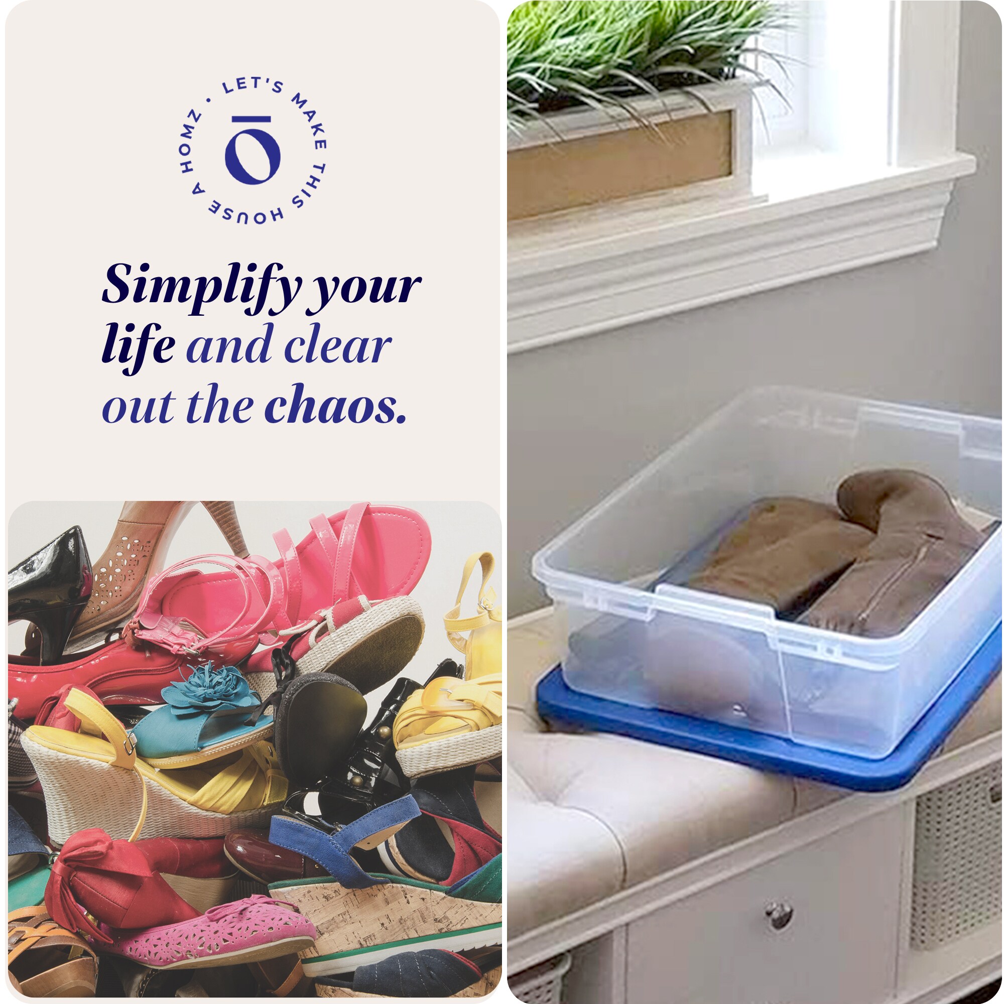 Homz Products 324352 Plastic-Storage-Totes - View #6