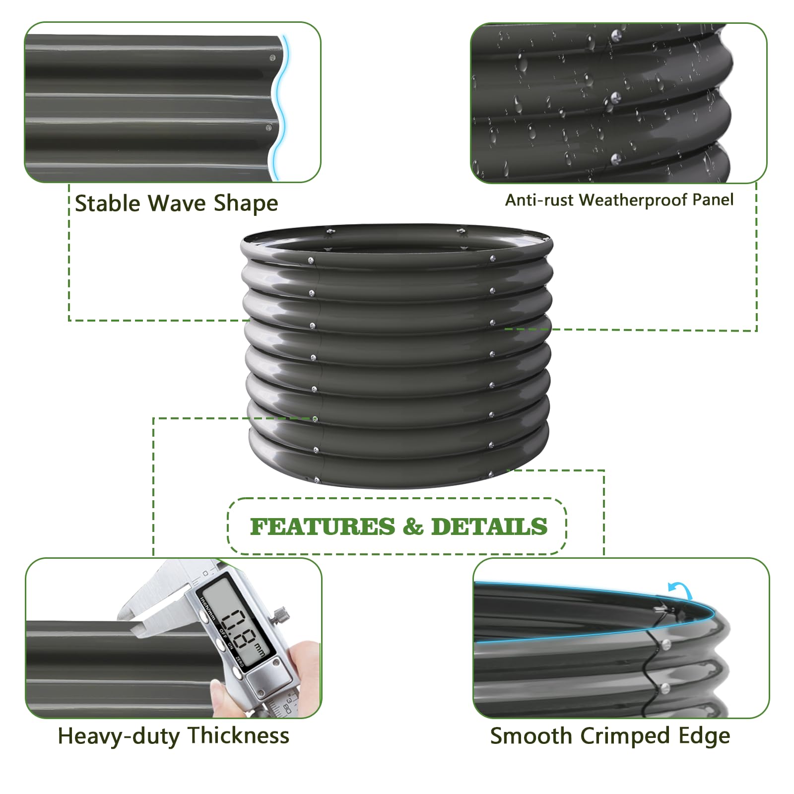 Yulika RGBELL024 Raised-Garden-Beds - View #3