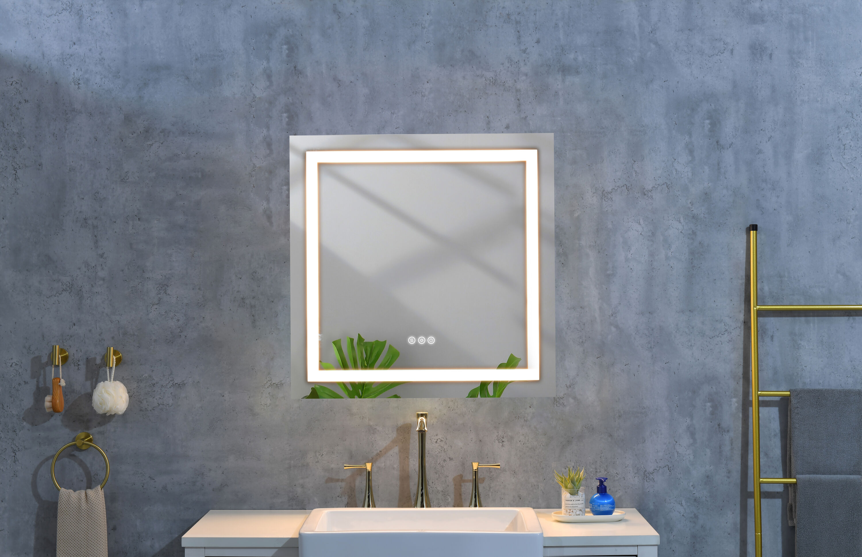 Vacolite KP-3636-WKBK Framed-Bath-Mirrors - View #4