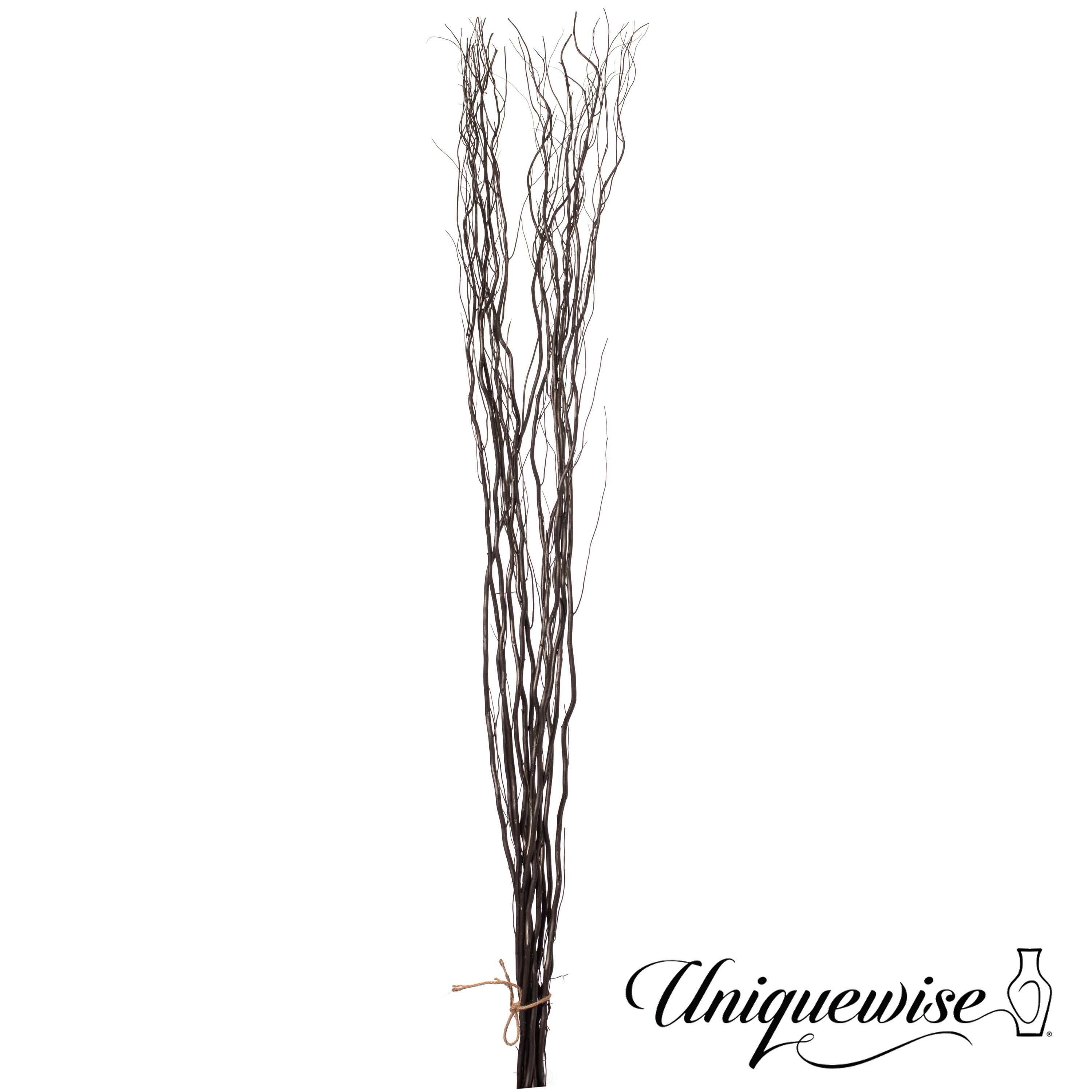Uniquewise QI004415.BK.60 Black Wood Modern Decorative object