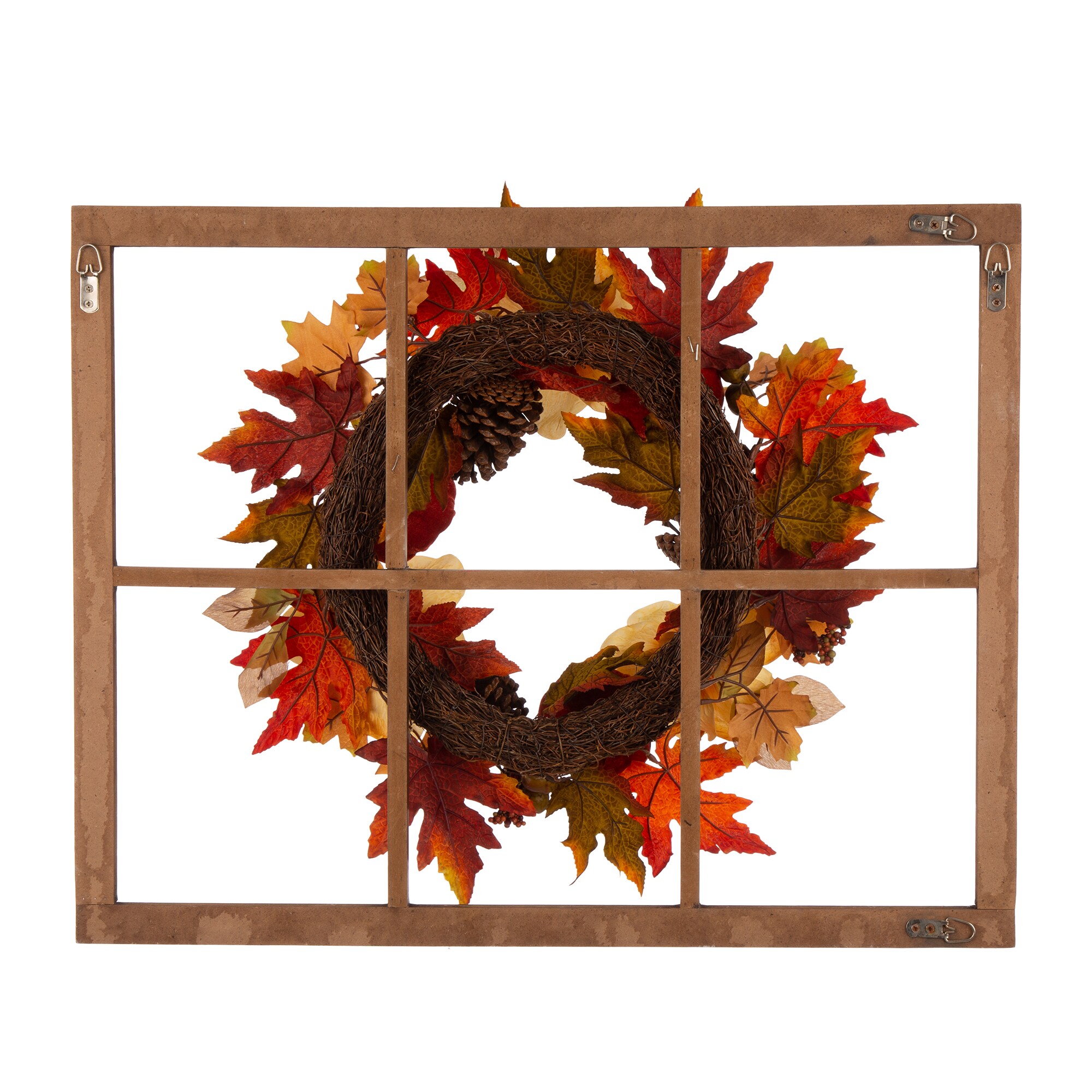 Glitzhome 2005500035 Artificial-Thanksgiving-Wreaths - View #5