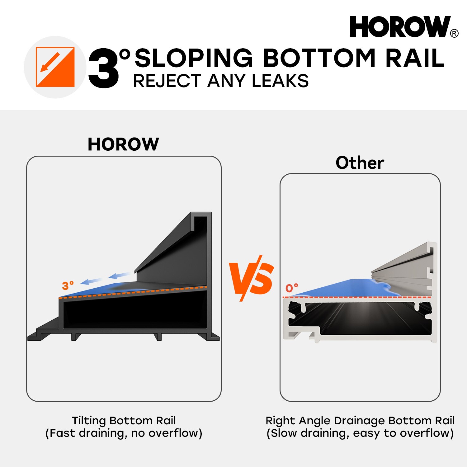 HOROW SD-BE6060-MB Bathtub-Doors - View #10