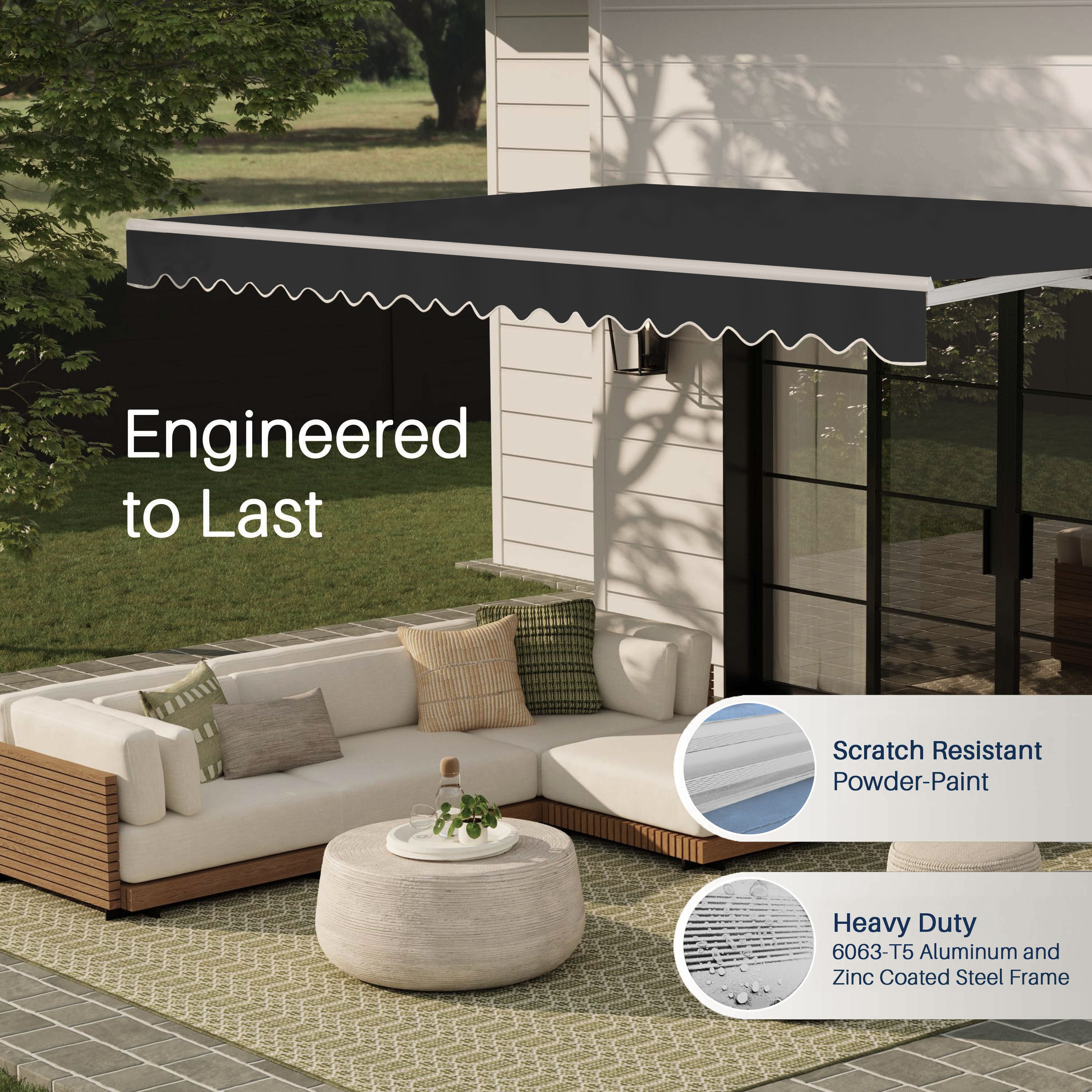 ALEKO AWM10X8BK81-LO awnings - View #9