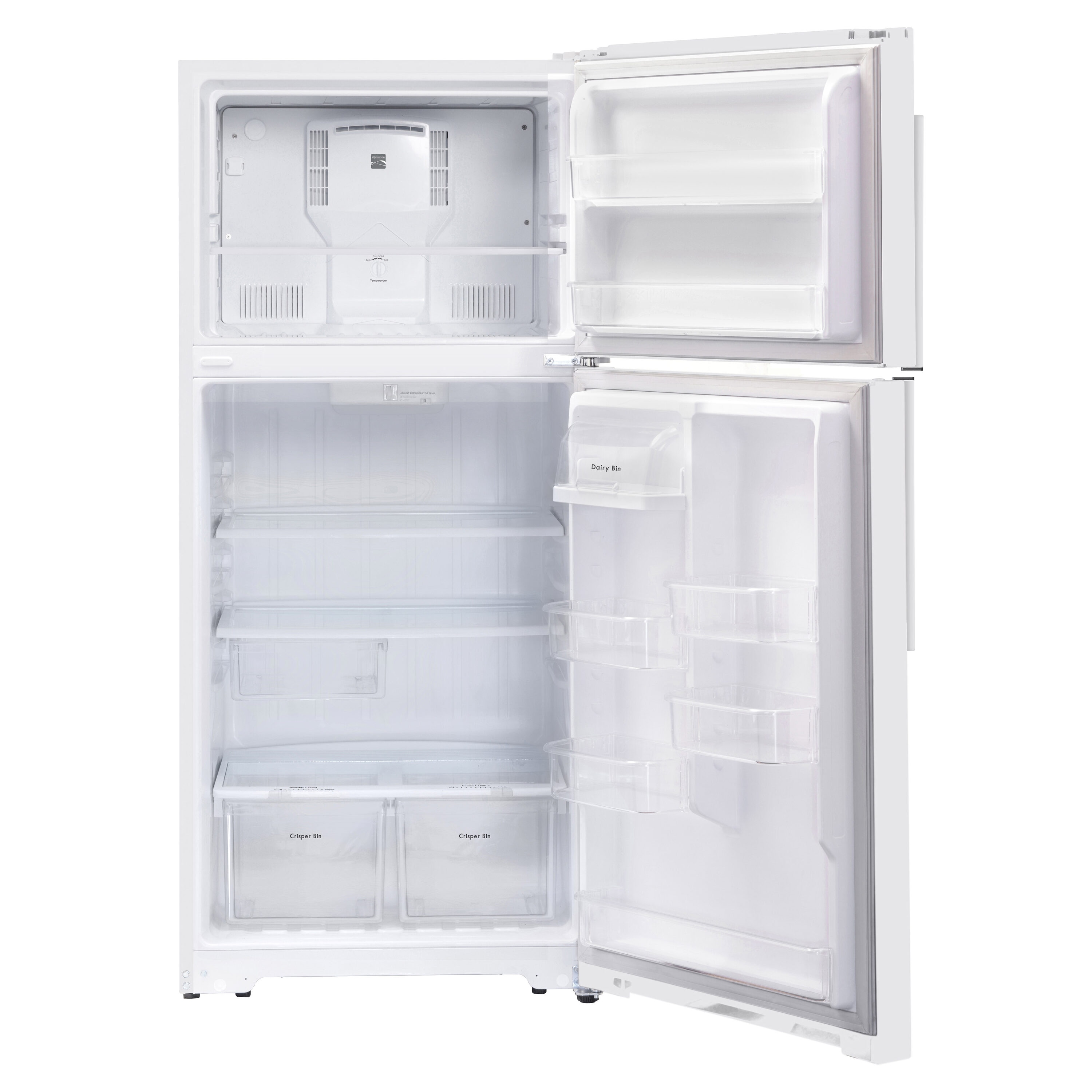 Kenmore 18.3-Cu ft Top-Freezer Refrigerator (White) ENERGY STAR in the Top-Freezer Refrigerators department at Lowes.com