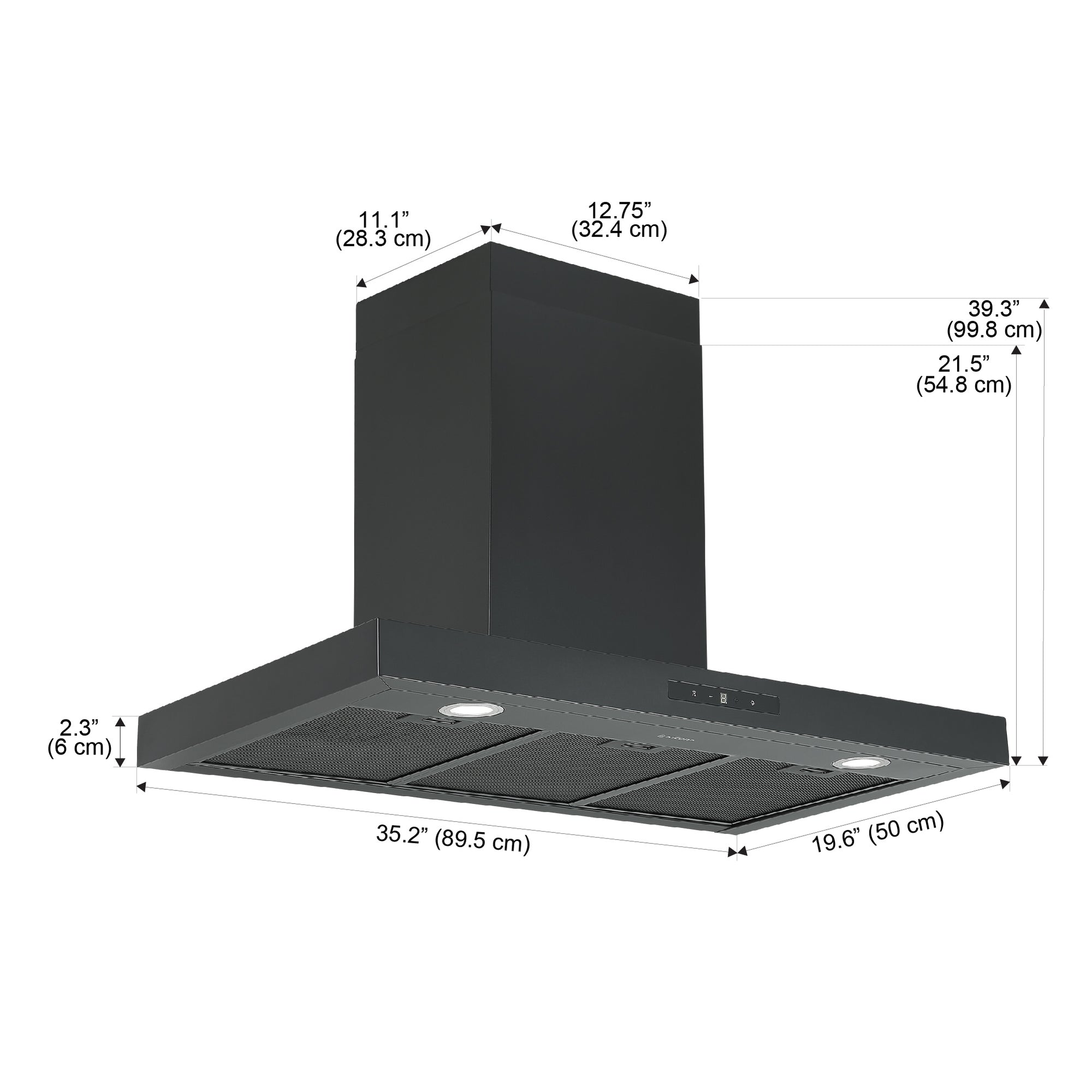 Ancona AN-1587 Wall-Mounted-Range-Hoods - View #5