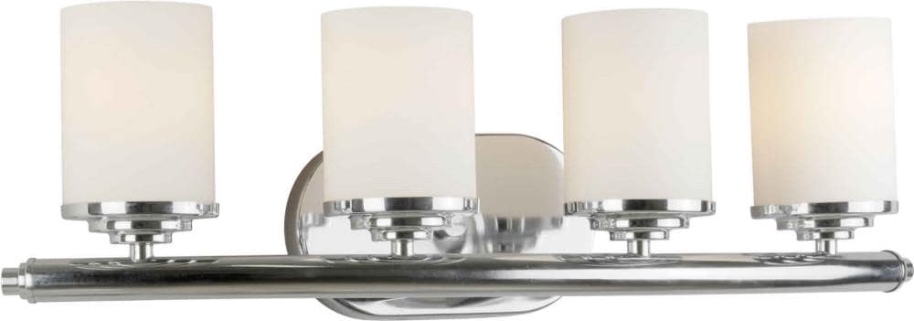 Shandy 24 In 4 Light Chrome Transitional Vanity Light At Lowes Com   01070217 