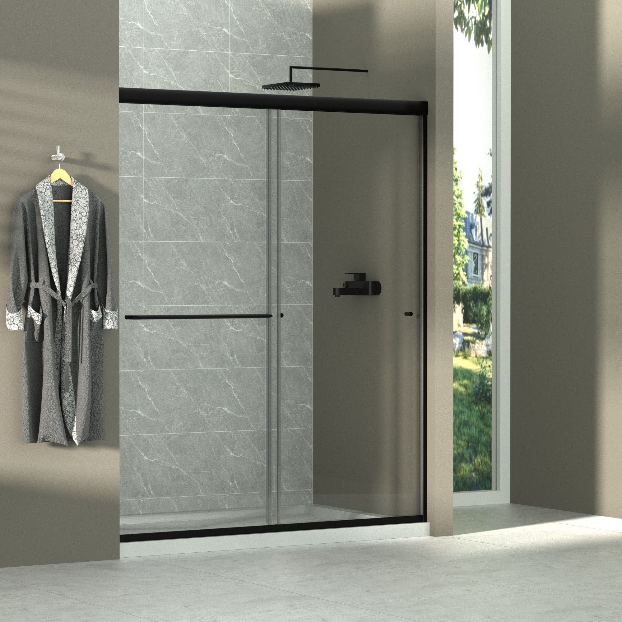 AAZJ NBC-CM64192ML Shower-Doors - View #3
