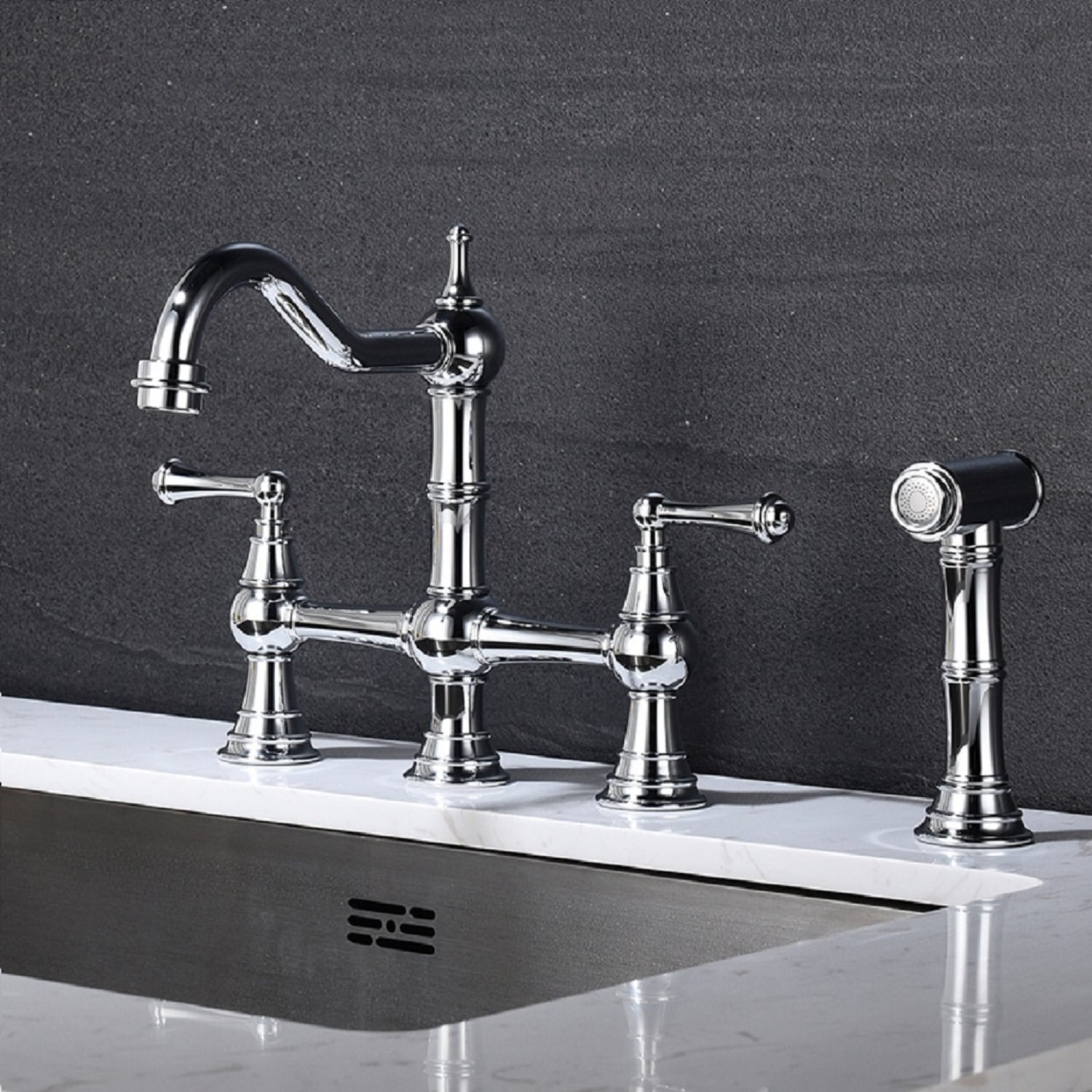 Flynama W928THQ7006TCP Kitchen-Faucets - View #6