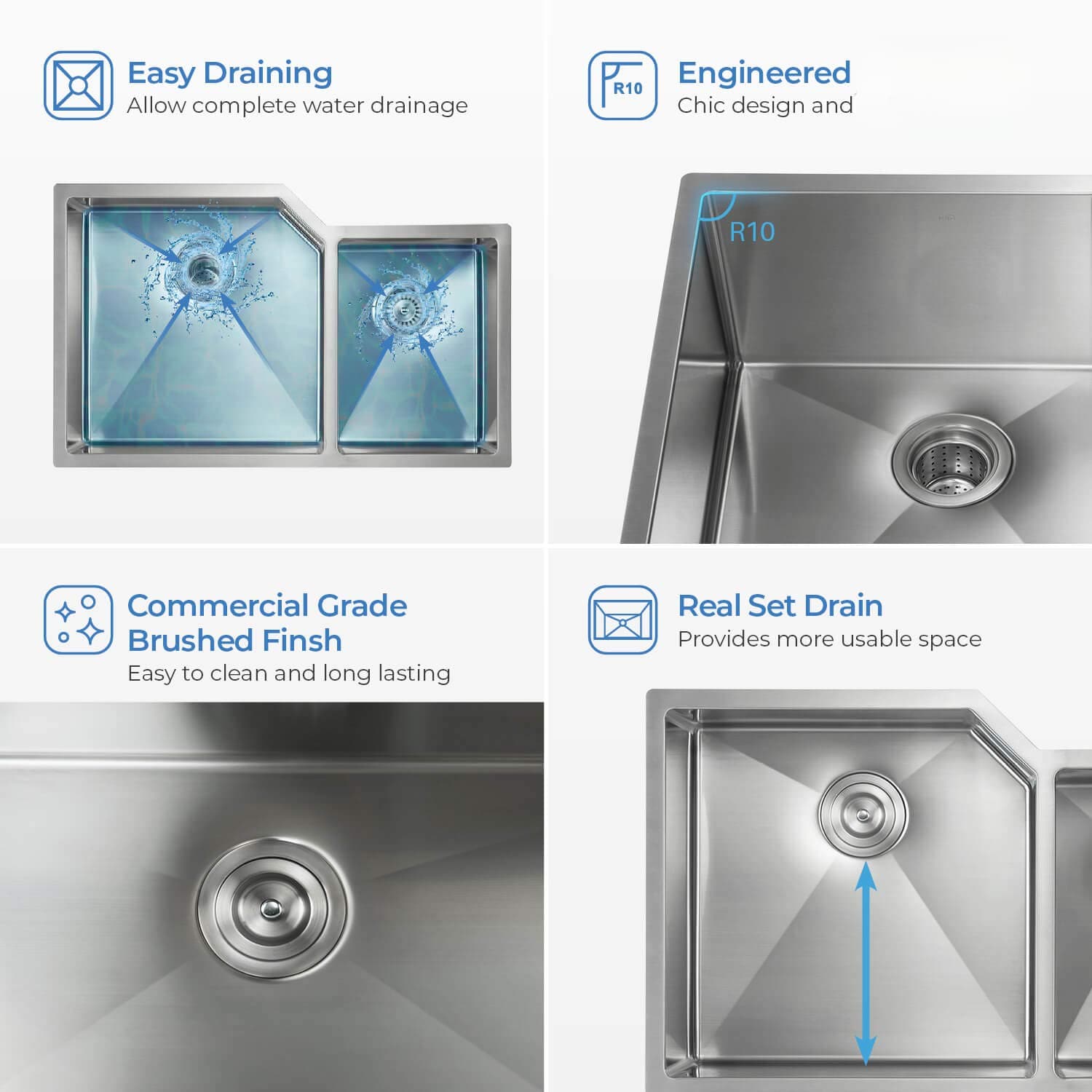 Innobule LS-K1-D32 Kitchen-Sinks - View #5