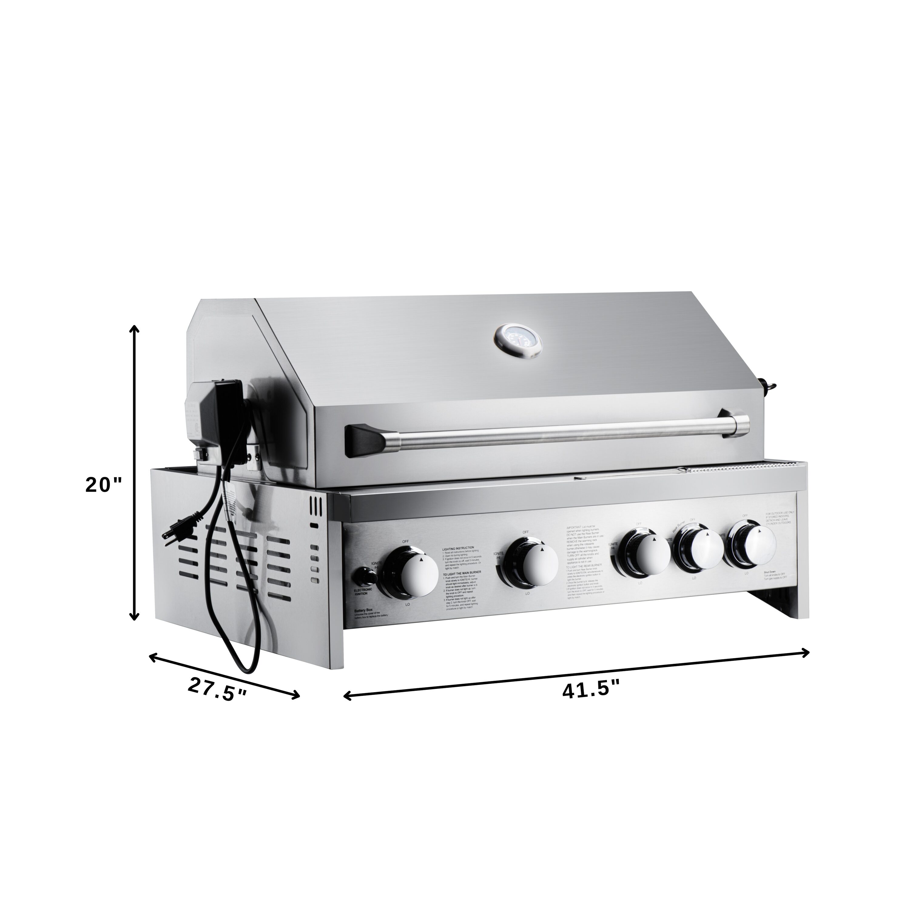 KoolMore LOW-KM-OKS-BQ30 Gas-Grill - View #3