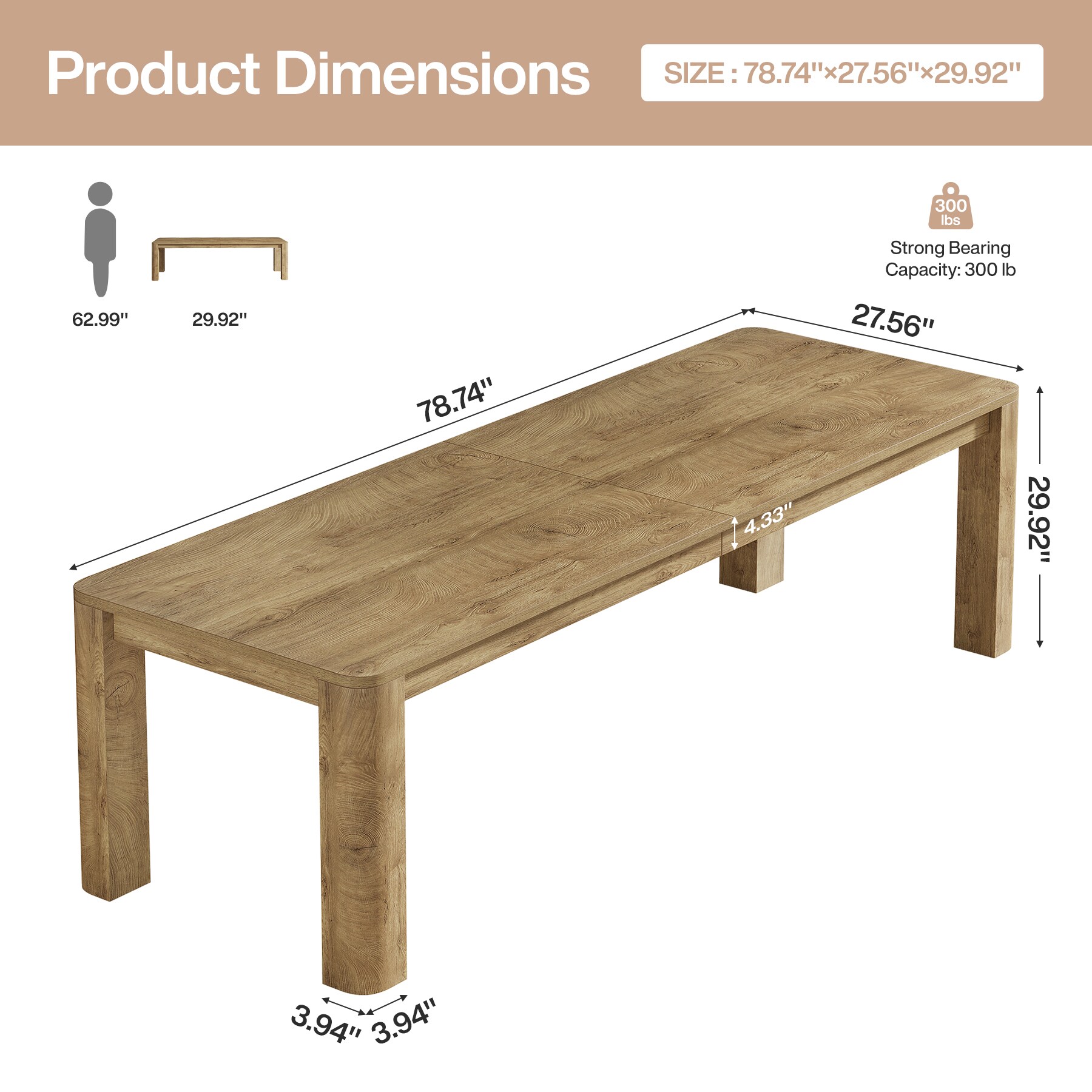 Tribesigns LWOYJL-1252YY desks - View #4