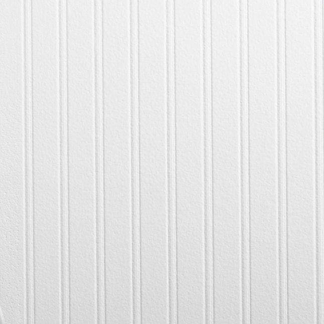 Graham & Brown Eclectic 56-sq ft White Vinyl Paintable Textured Beadboard  Prepasted Soak and Hang Wallpaper in the Wallpaper department at 