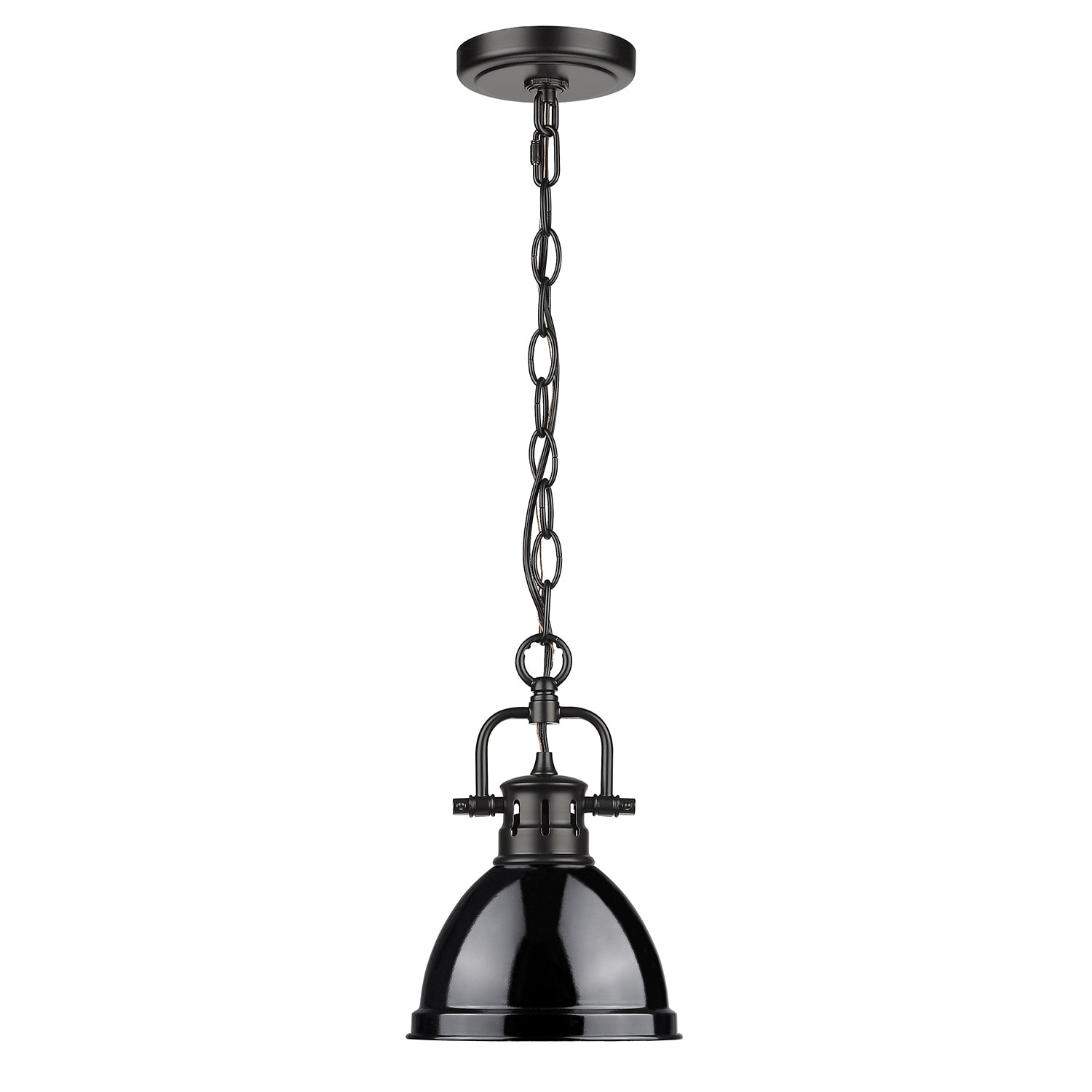 Golden Lighting 3602-M1L BLK-BK Pendant-Lights - View #2
